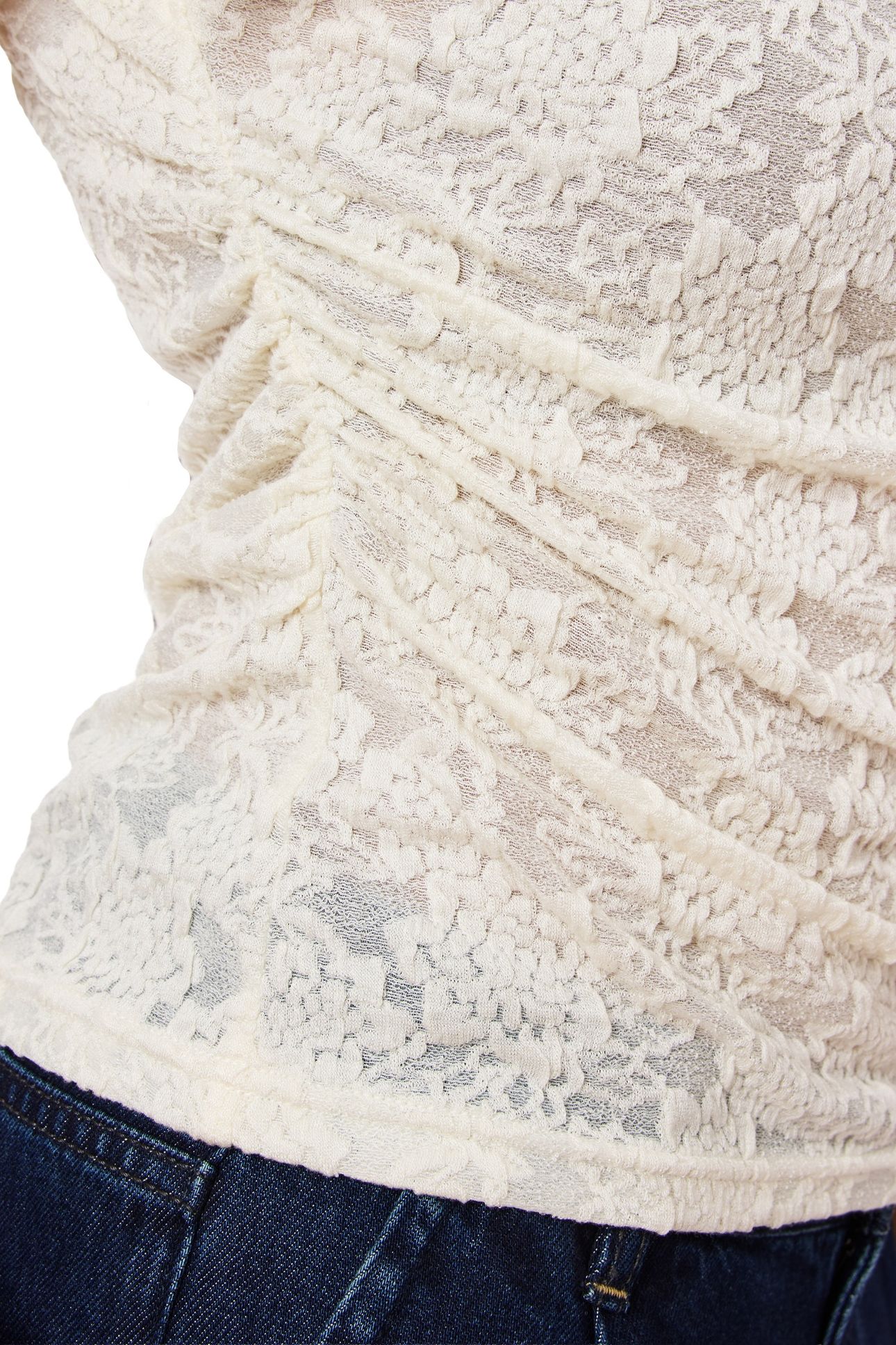 DOLMAN SLEEVE TOP ANTIQUE WHITE 9