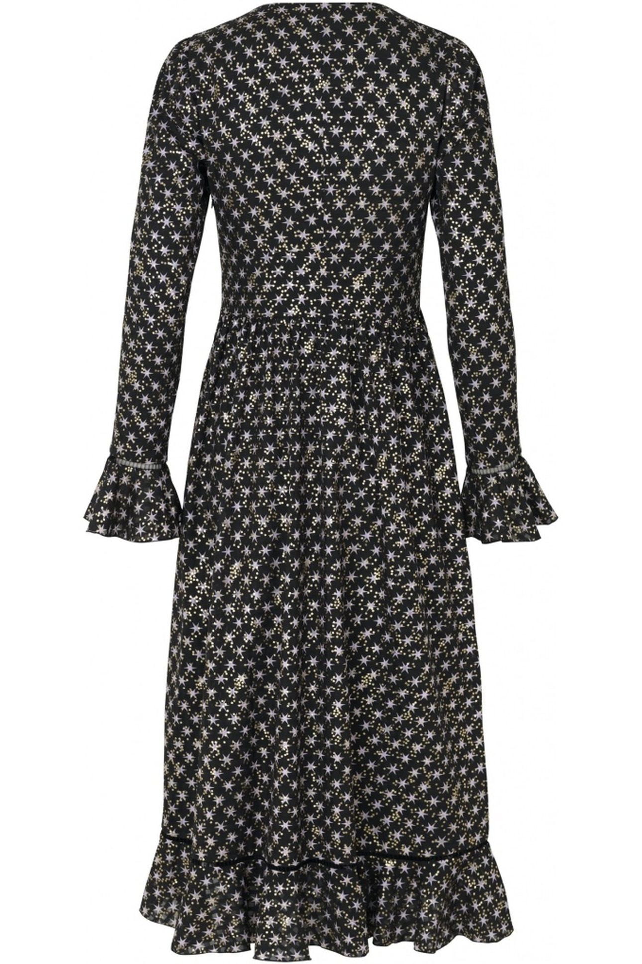 WILLIAM DRESS LONG STARS BLACK 2