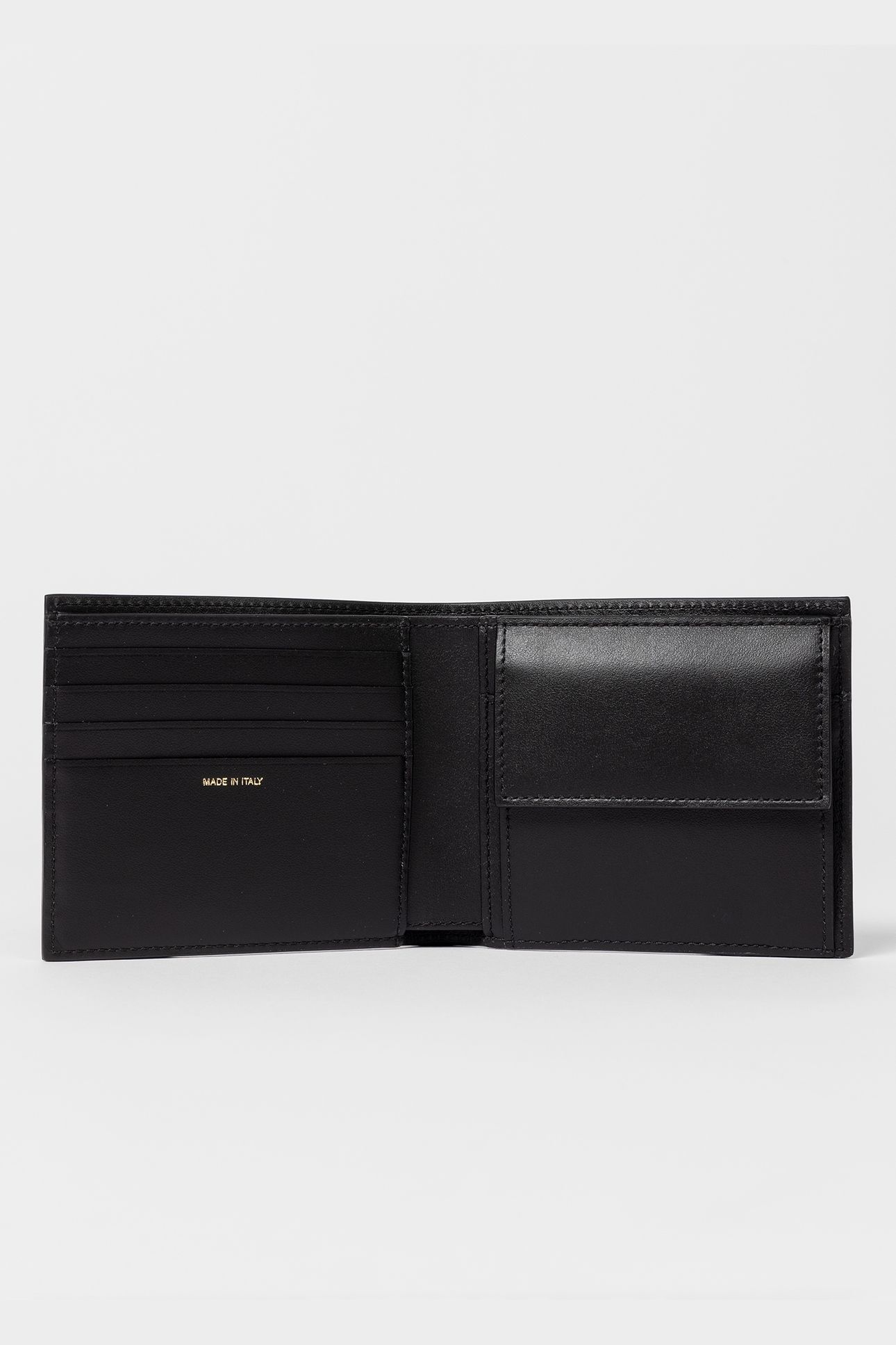 MEN WALLET BILLFOLD COIN BLACK 4