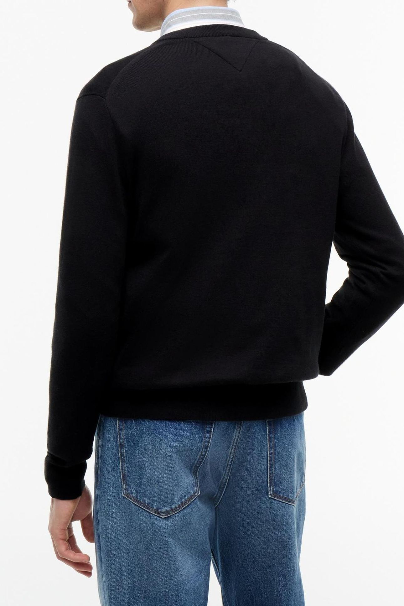 PIMA COTTON CASHMERE SWEATER BLACK 2