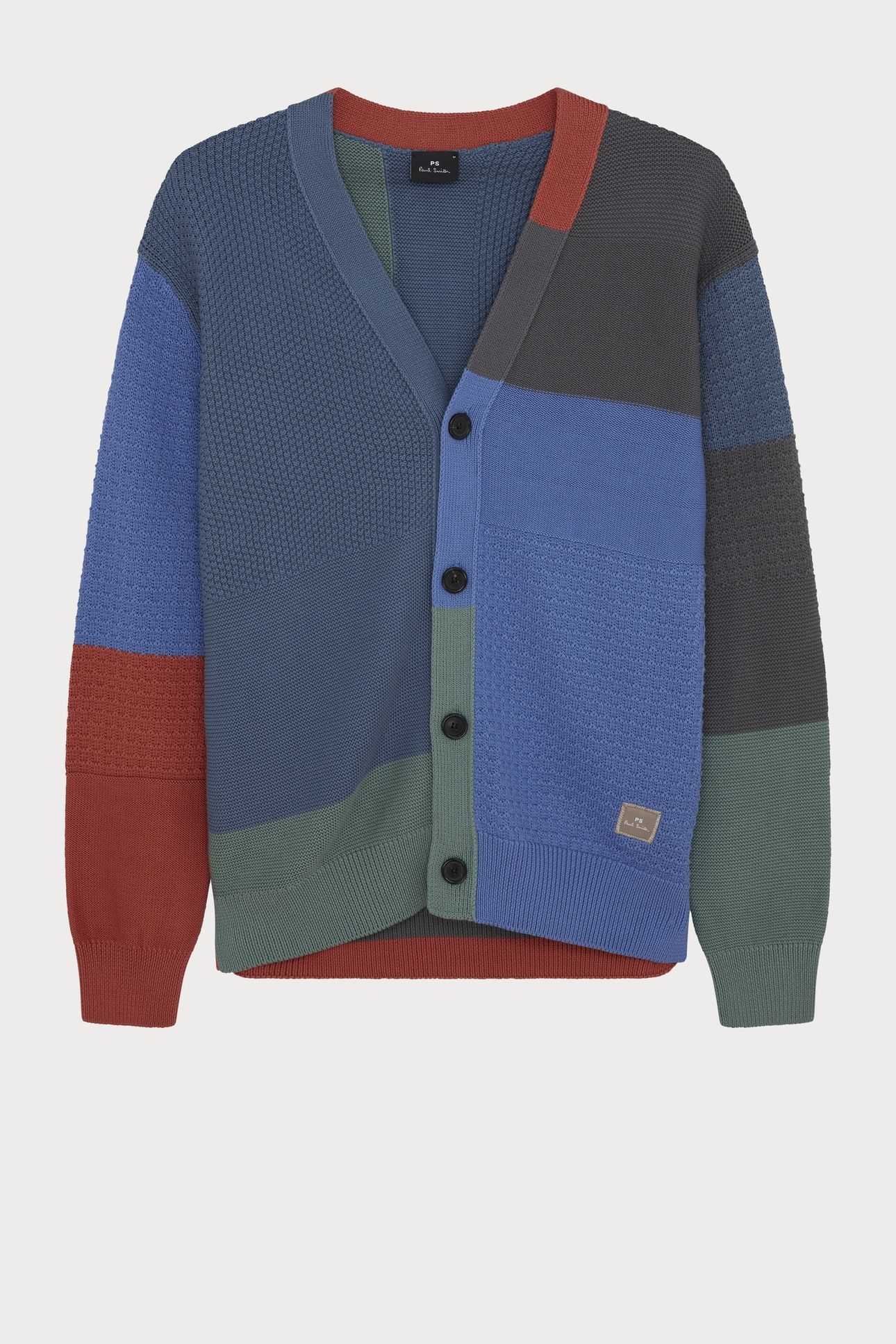 MENS CARDIGAN BUTTON THRU MULTI COLOURED 5
