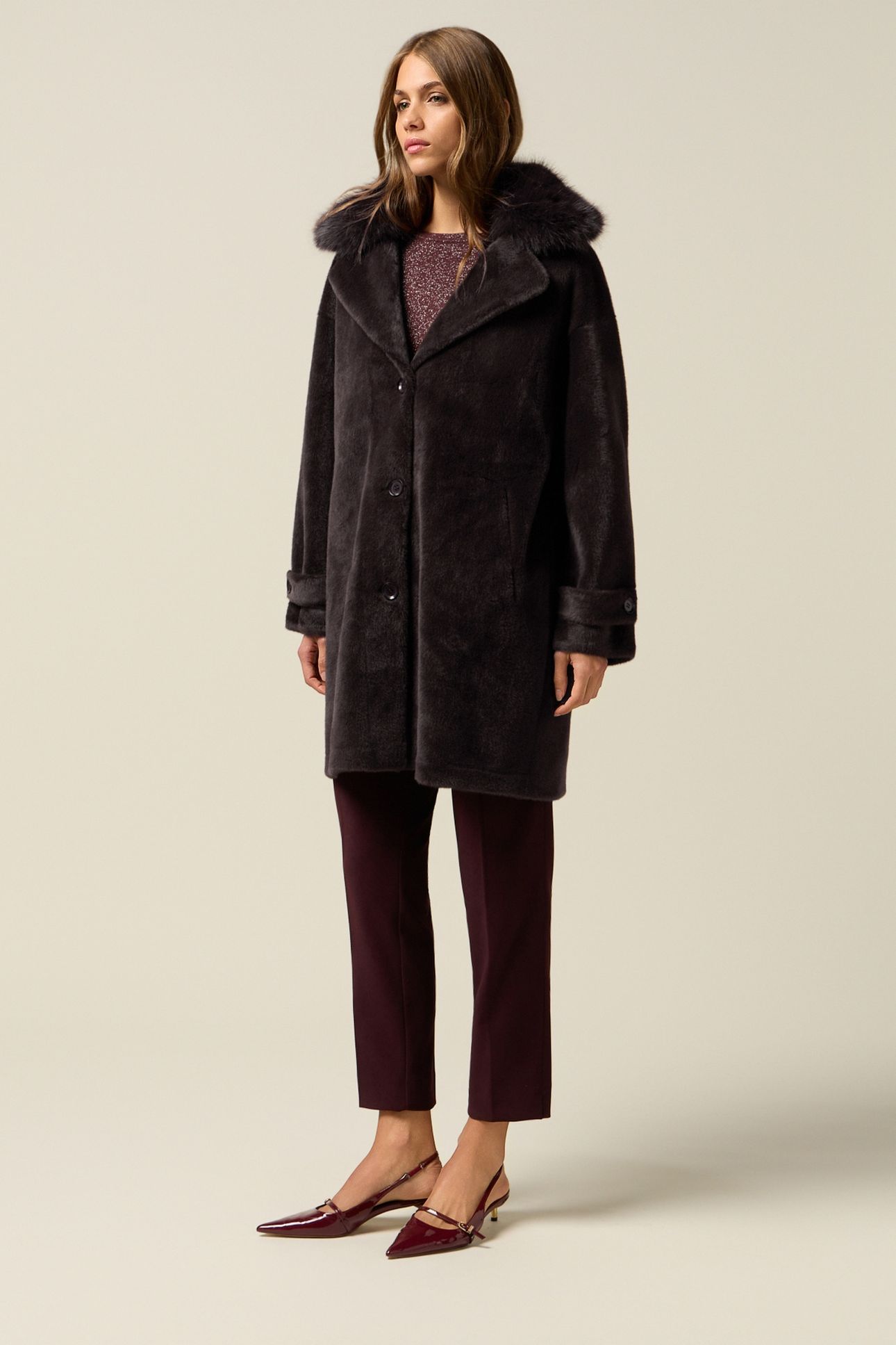 SOFT FABRIC COAT GREY 1