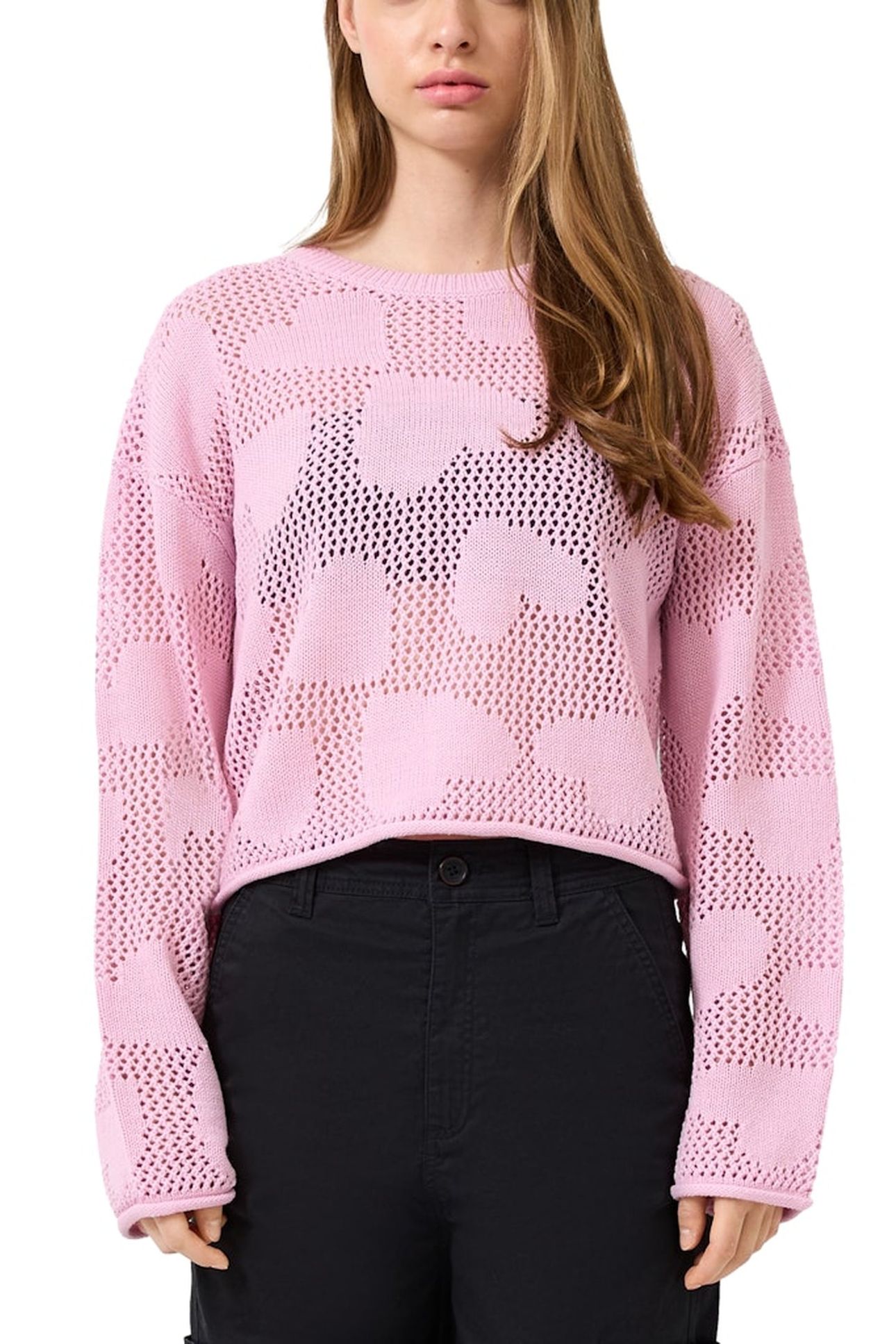 S.OLIVER-QS PULLOVER PINK 1