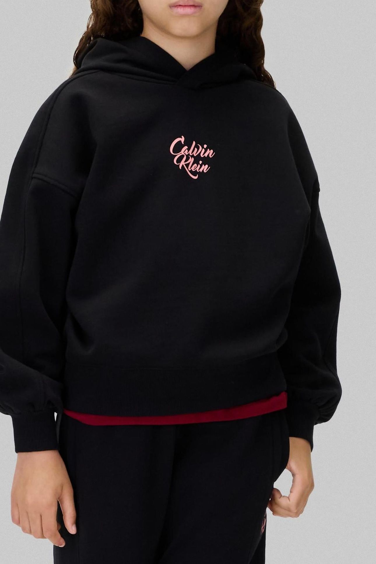 GIRLS SCRIPT LOGO GRAPHIC BLACK 1