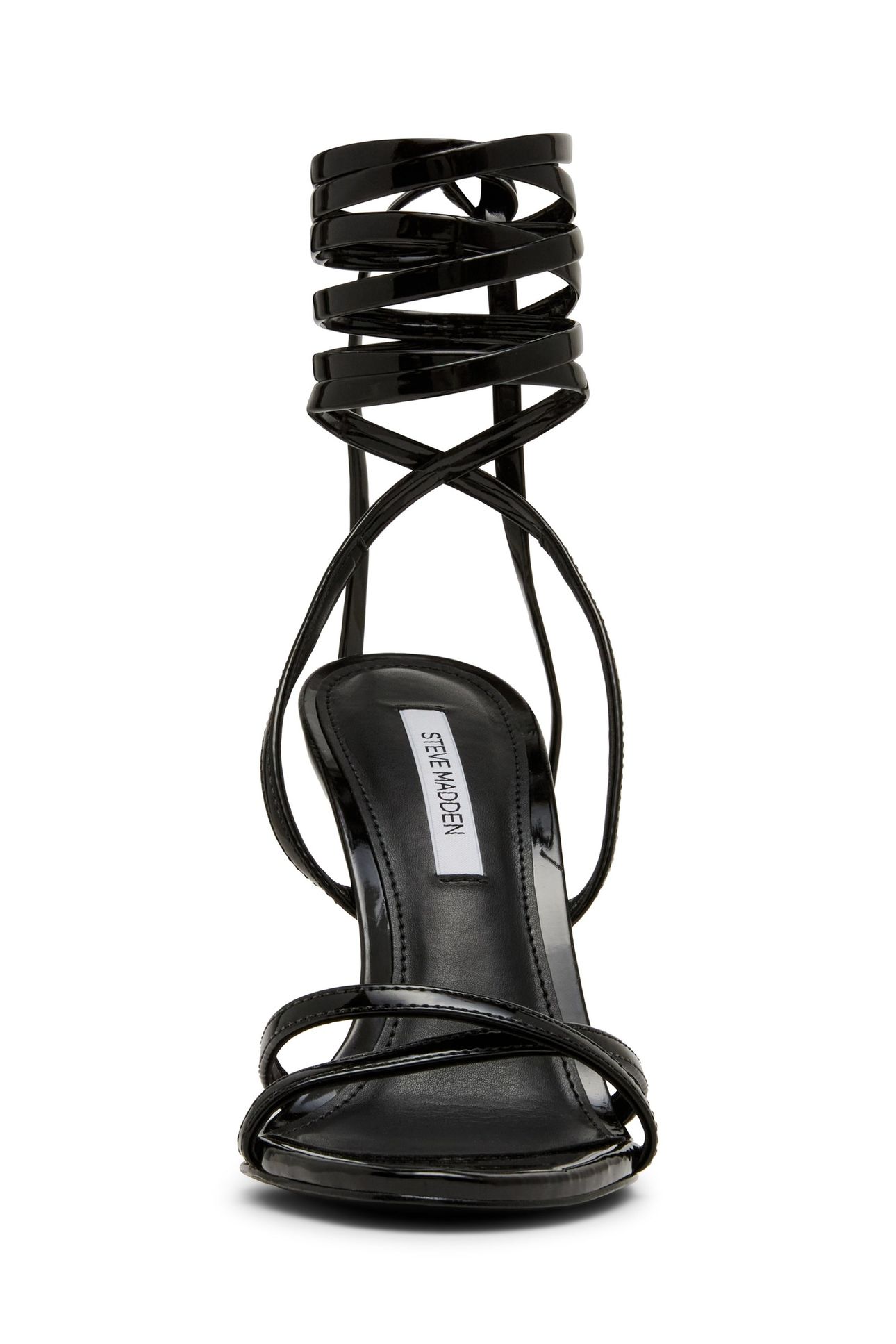 NERI SANDALS BLACK PATENT 5