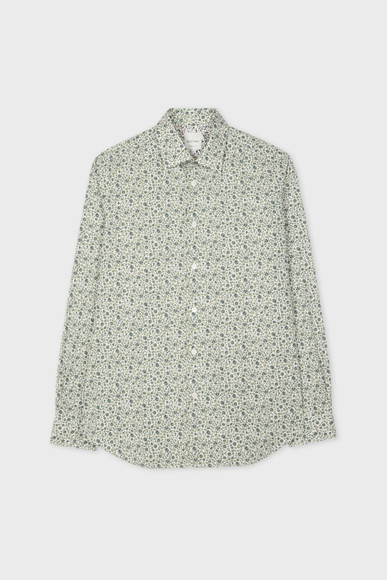 MENS S/C TAILORED FIT SHIRT GREEN 2