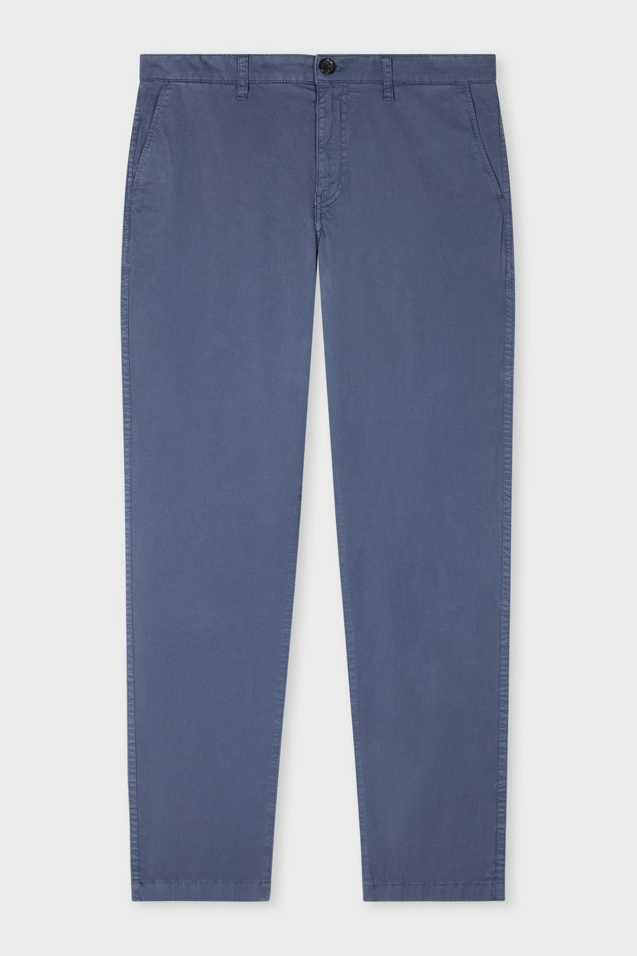 MENS TAPERED FIT STITCHED CHINO INDIGO 4