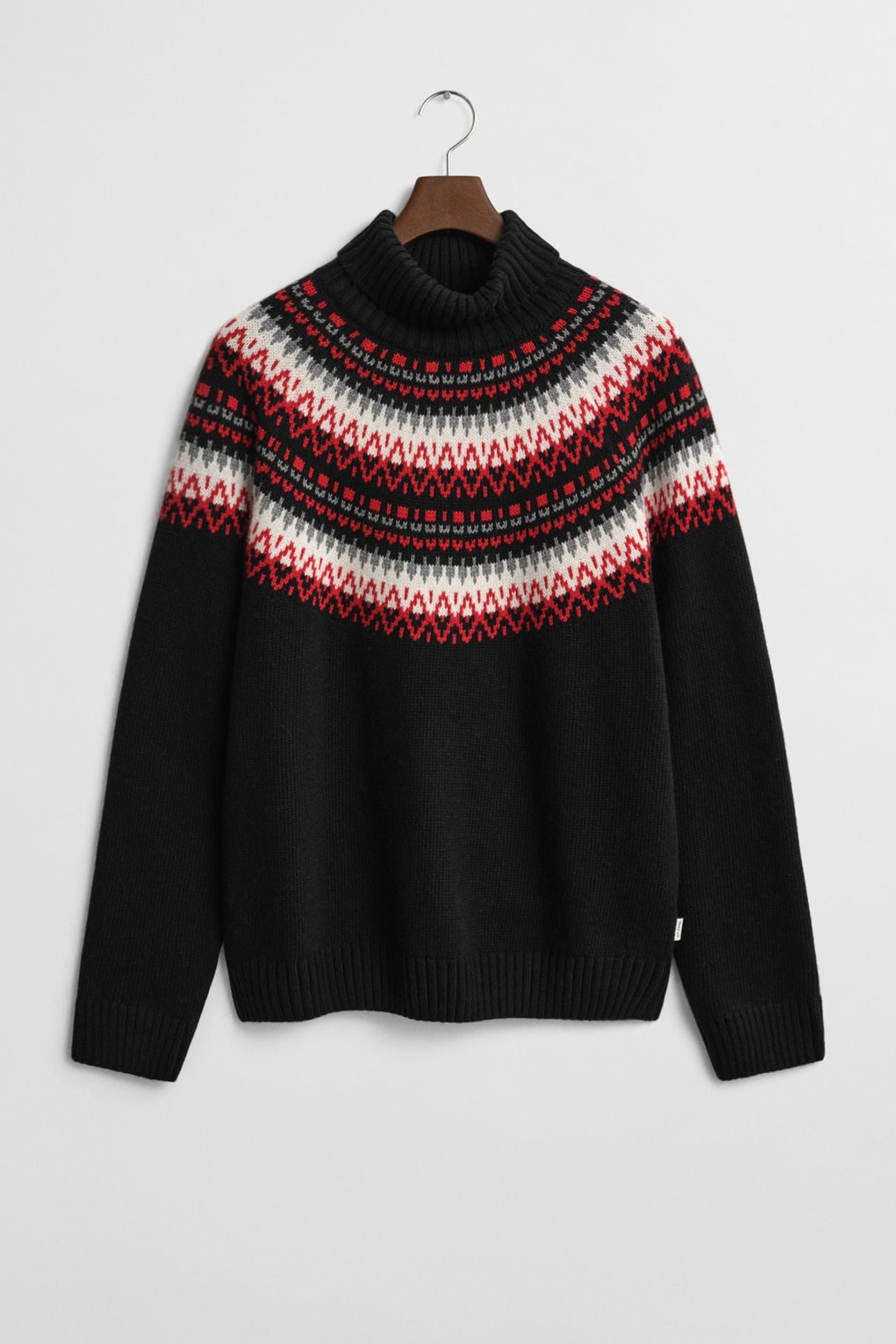 FAIR ISLE TURTLENECK BLACK 4