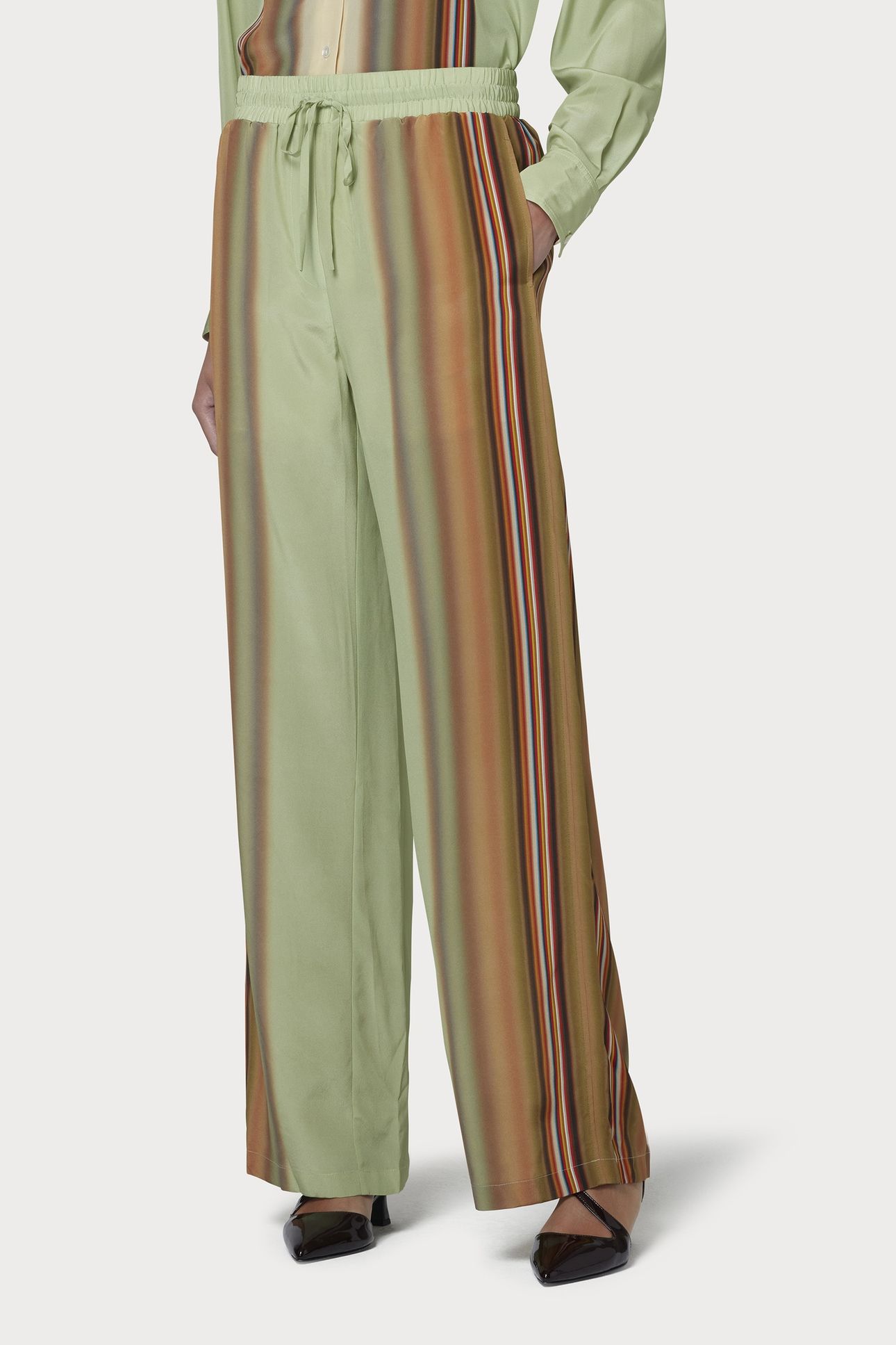 WOMENS TROUSERS LIME GREEN 3