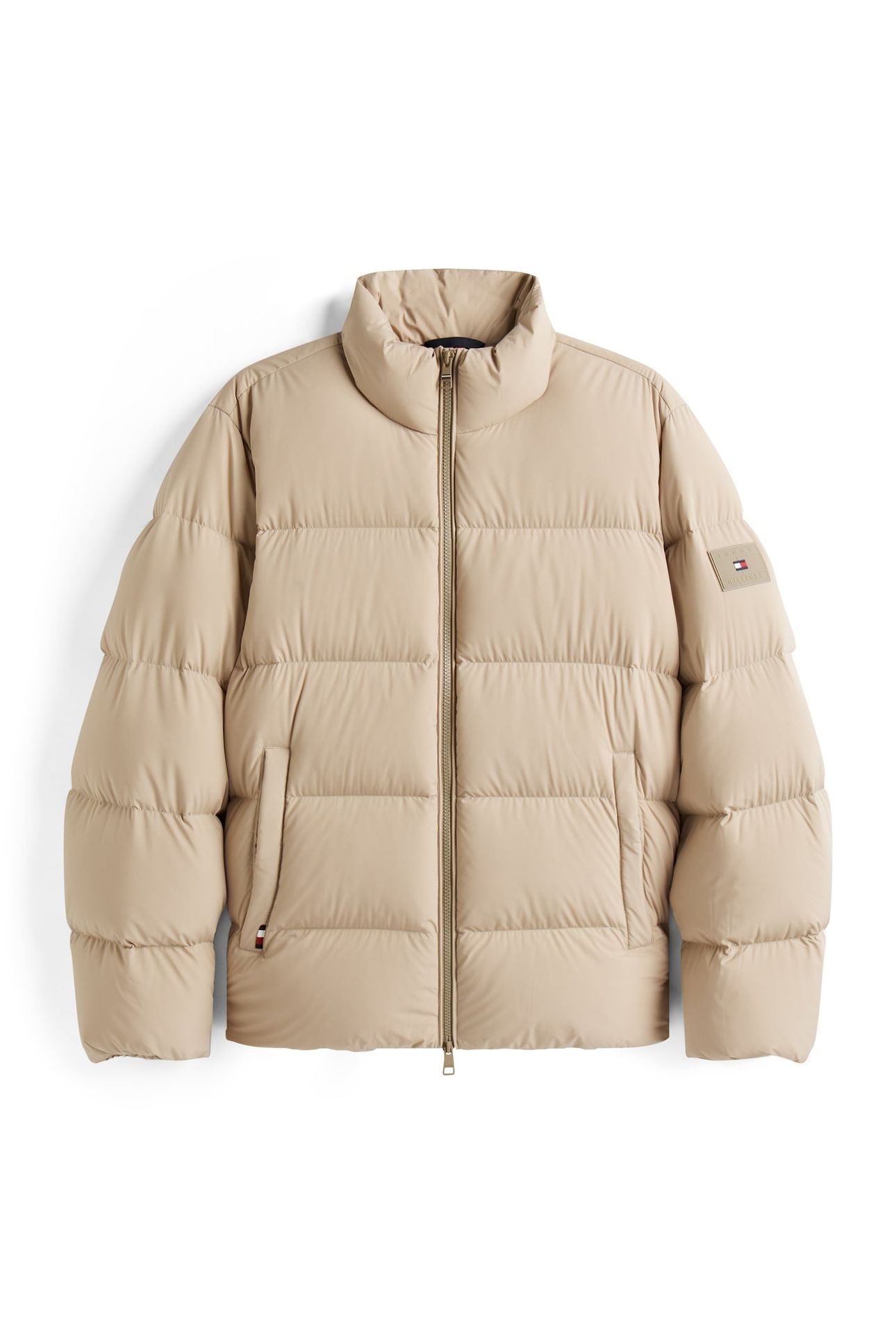 DOWN STAND PUFFER JACKET SANDALWOOD 4