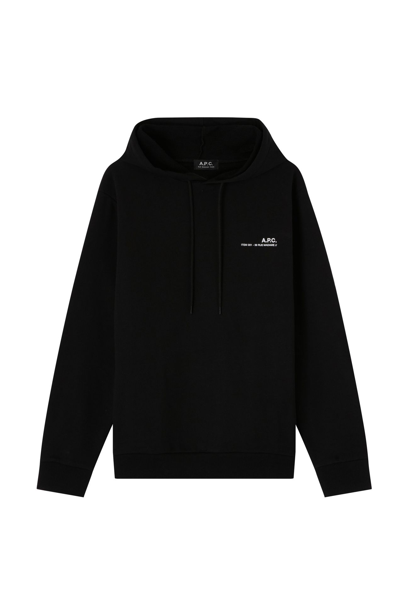UNISEX HOODIE BLACK 2