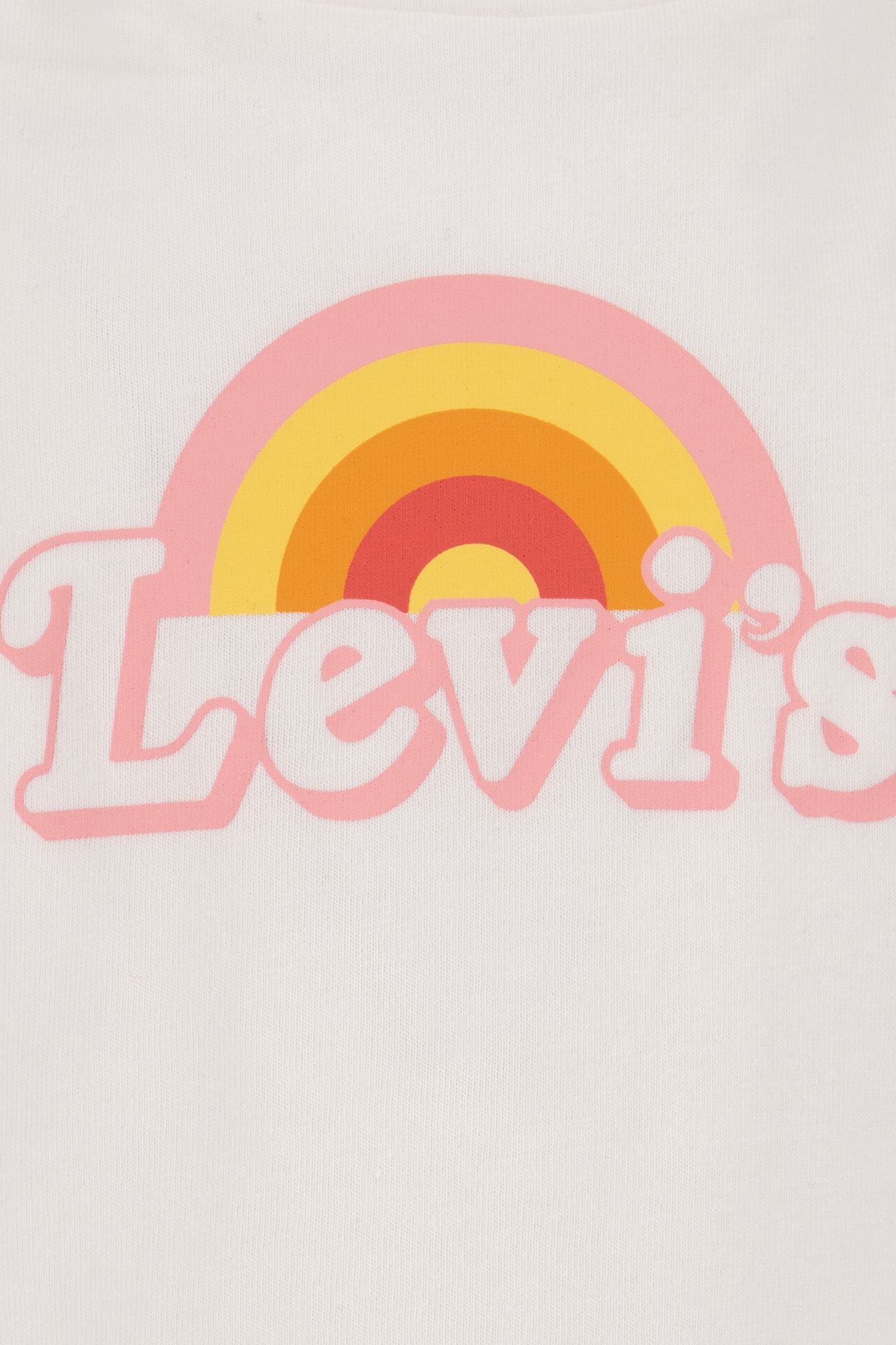 GIRLS SS RAINBOW GRAPHIC TEE WHITE ALYSSUM 2