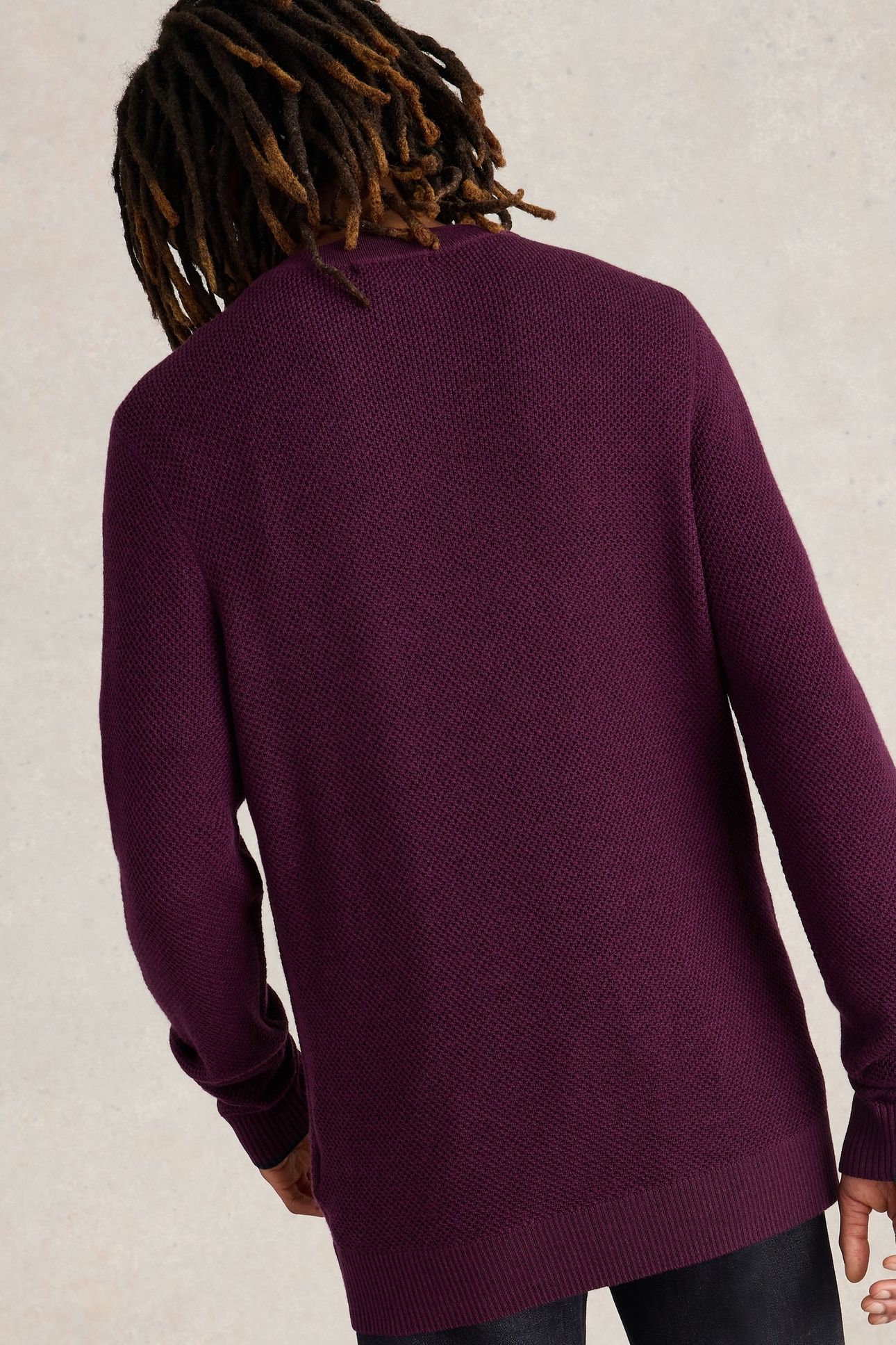 NEWPORT MERINO HENLEY DARK PLUM 2