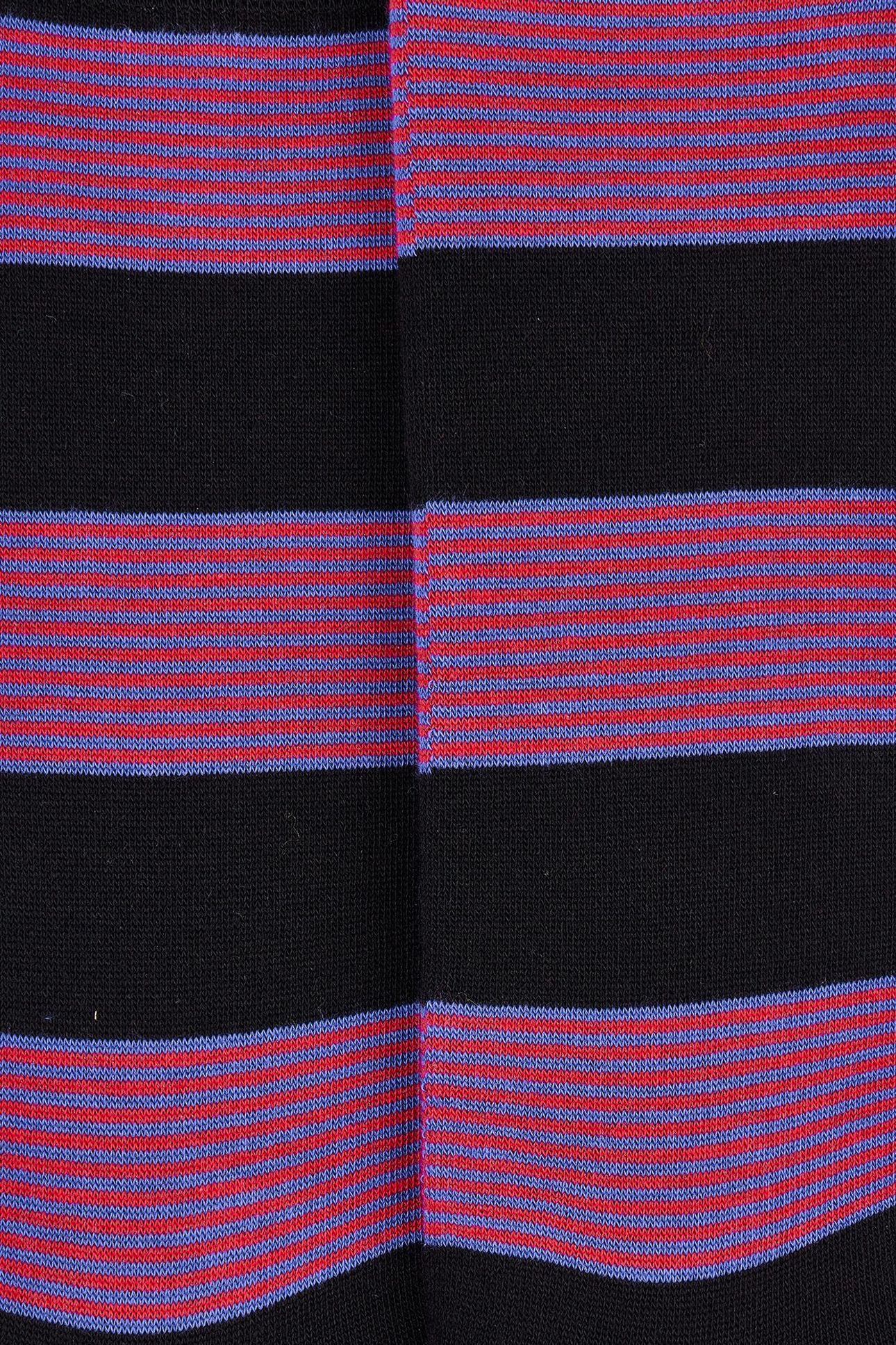 MEN SOCK JOHNNY STRIPE BLACK 3