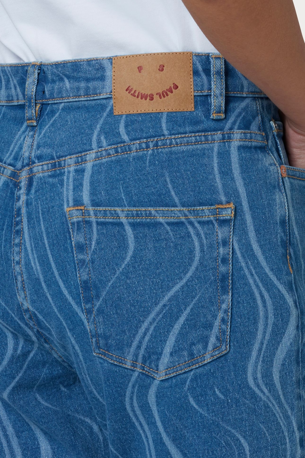 WOMENS STRIGHT FIT JEAN PRINTED 7