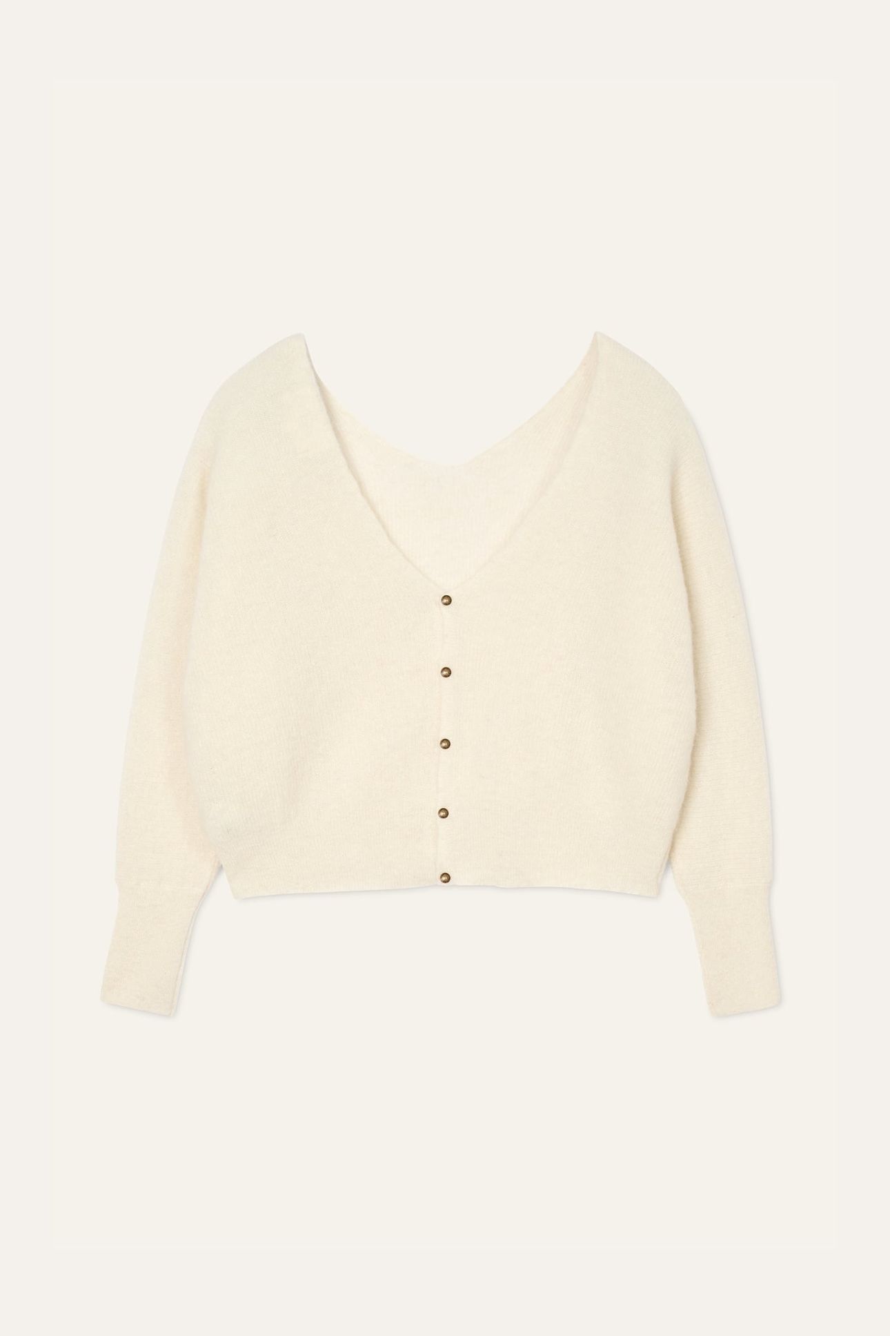 LONG SLEEVES KNIT ECRU 3