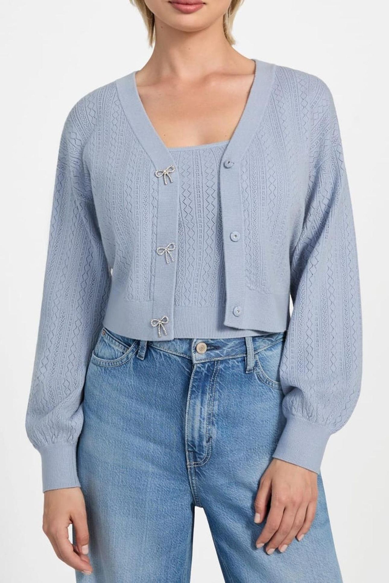 LS VN LYLA CARDI SWT NIMBUS BLUE 5