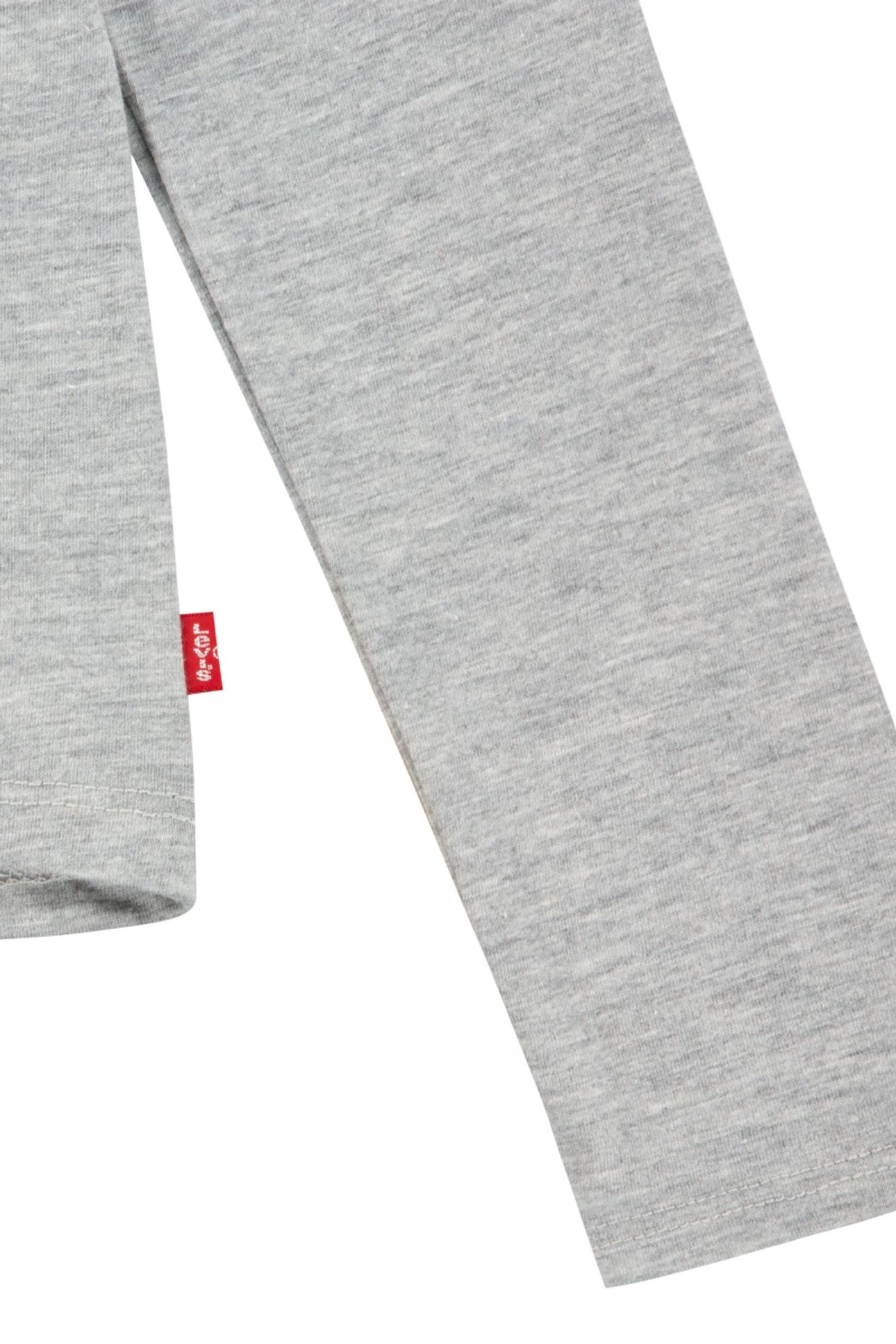 GIRLS LS BATWING TOP GRAY HEATHER 3