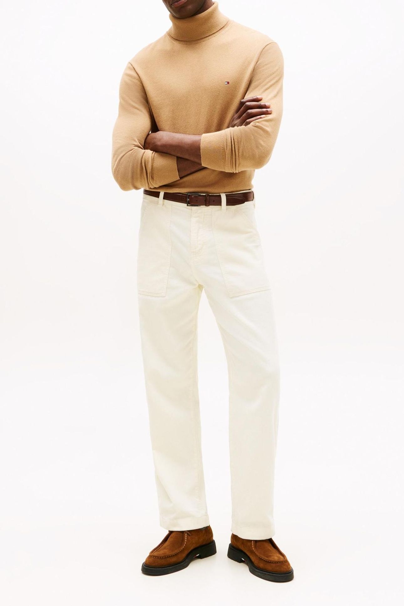 PIMA COTTON CASHMERE SWEATER TIMELESS CAMEL 3