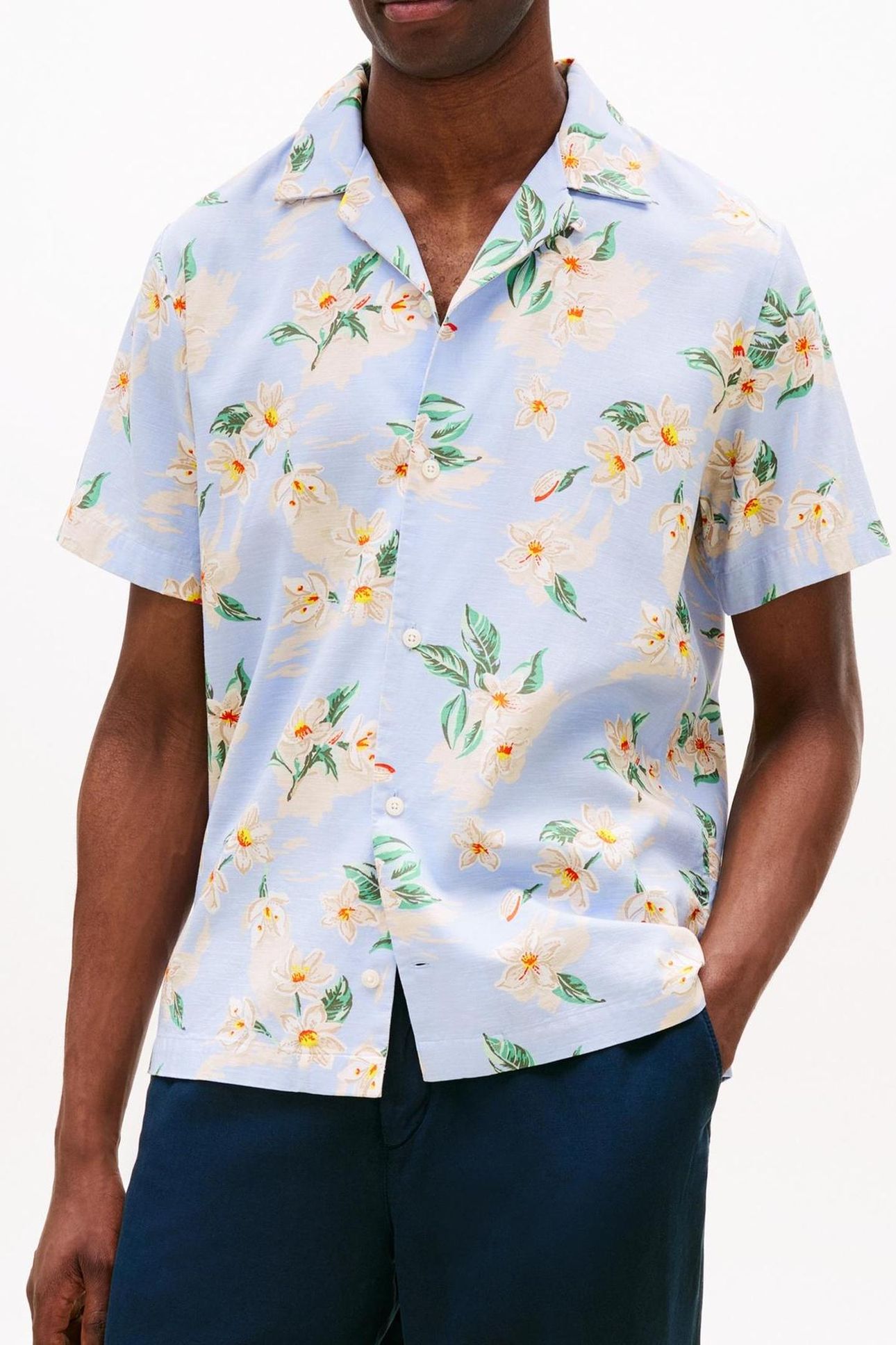 LIGHTWEIGHT FLORAL SWEET BLUE/ALLOVER 1
