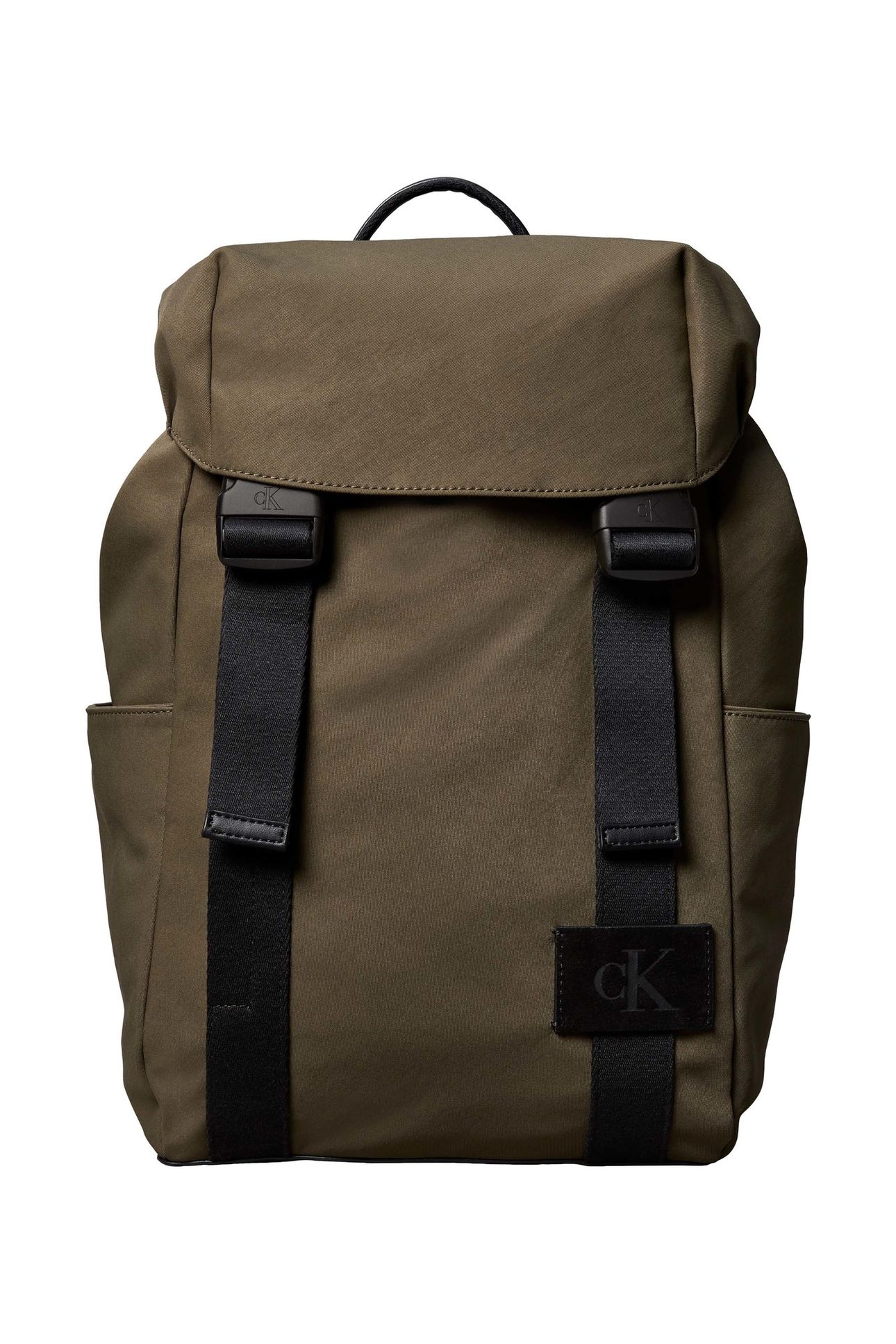 CANVAS MIX BACKPACK DEEP OLIVE 2