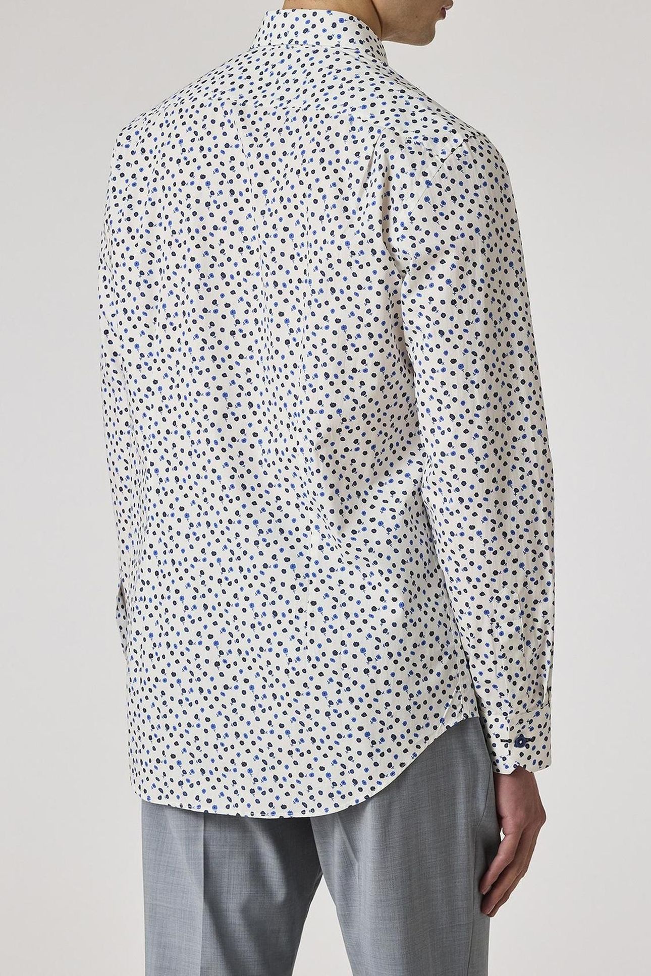 MENS S/C TAILORED FIT SHIRT WHITE 3