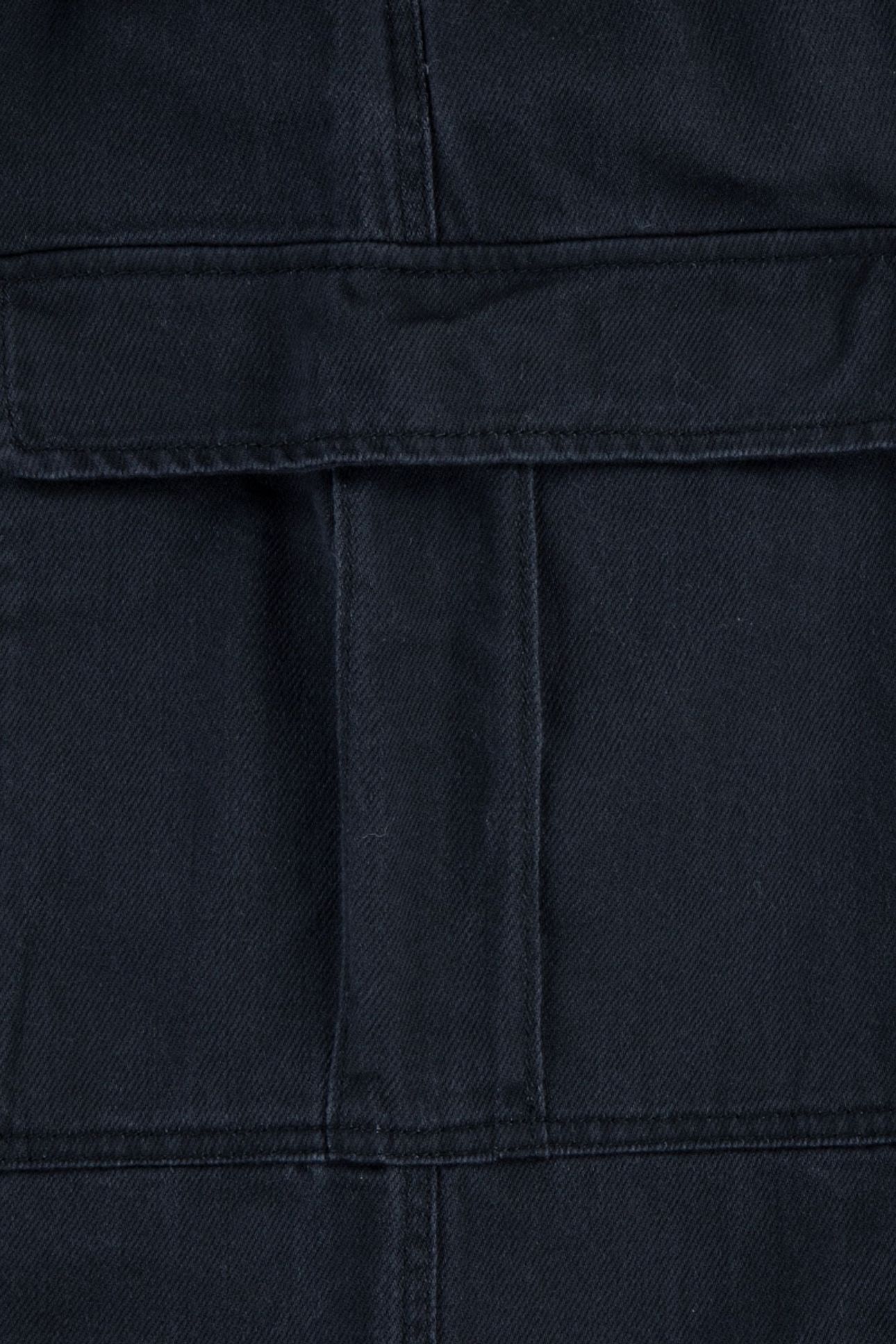 GIRLS TWILL '94 BAGGY WIDE LEG JET BLACK 4
