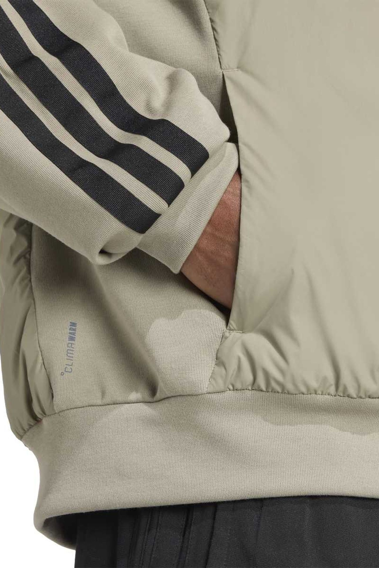 UNISEX ESSENTIAL 3S IN HYB JACKET SILVER PEBBLE 6