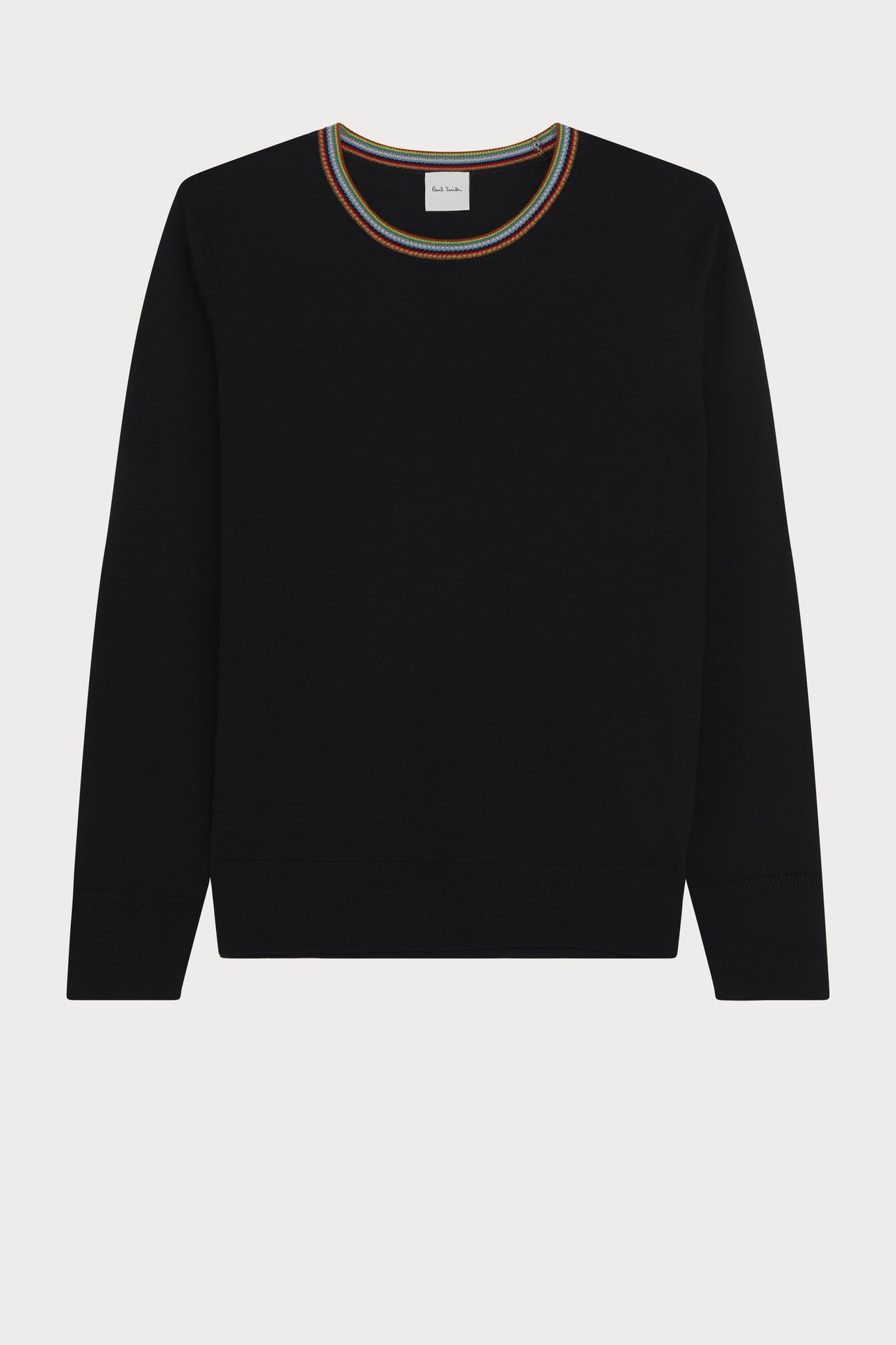 WOMENS KNITTED SWEATER CREW NECK BLACK 5