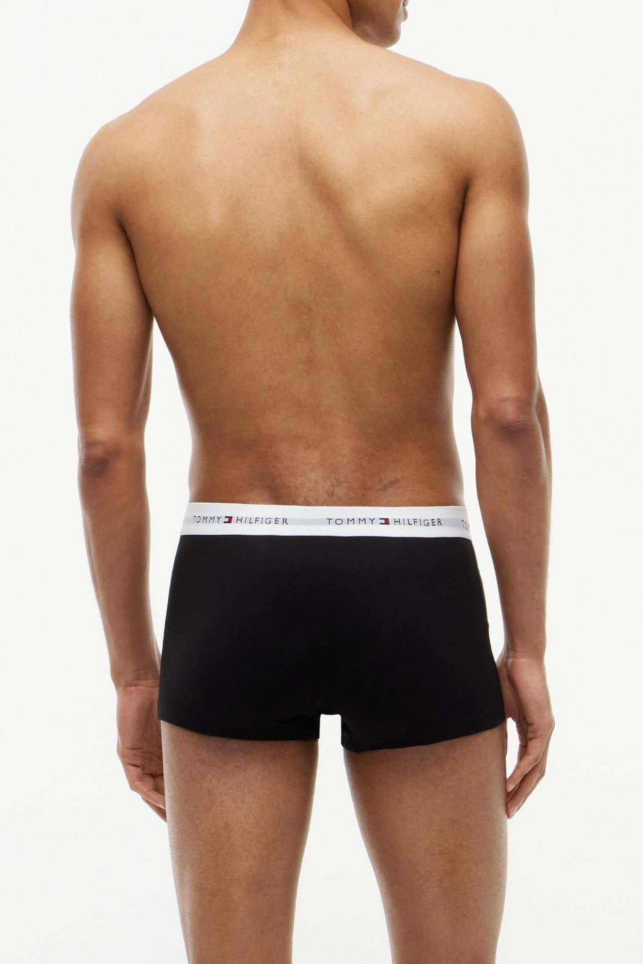 3-PACK LOW RISE TRUNK BLACK/WHITE/LIGHT GREY HEATHER 7