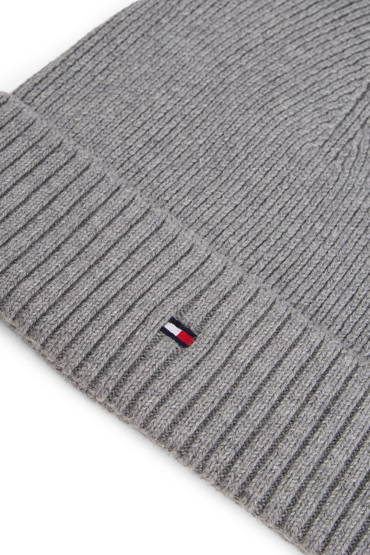 TH FLAG PIMA COTTON MID GREY HEATHER 4