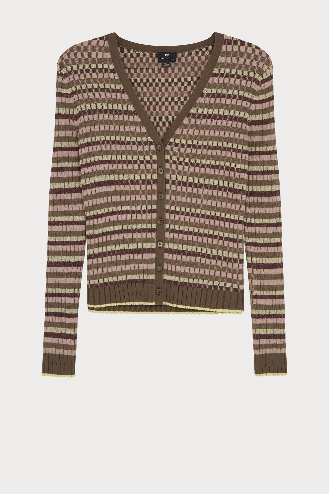 WOMENS KNITTED CARDIGAN BUTTON THRU LIME GREEN 5