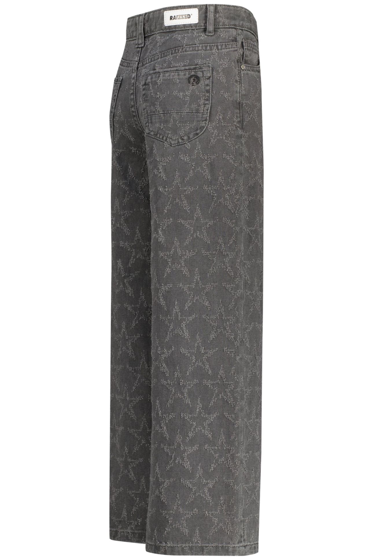 GIRLS MONACO LASER JEANS MID GREY STONE 3