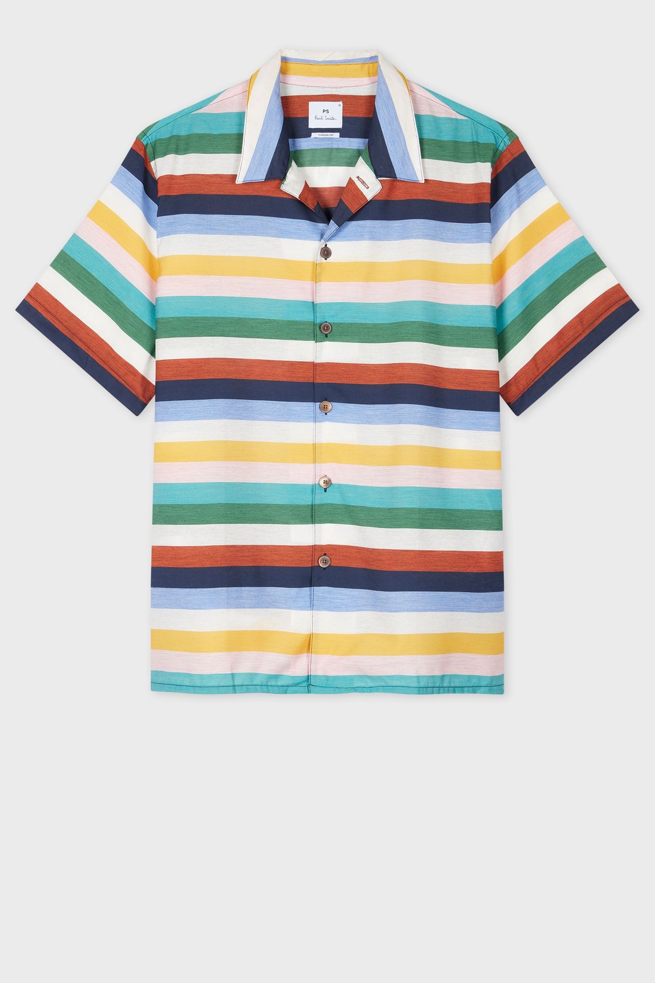 MENS SS CASUAL FIT SHIRT CYCLIST STRIPE 3