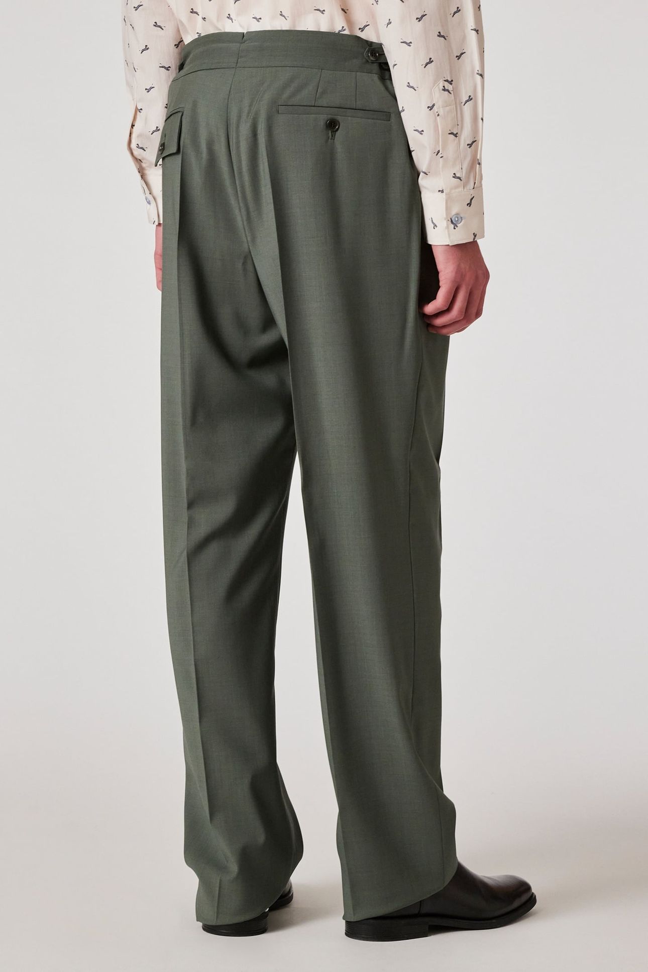 MENS TROUSER PETROL GREEN 4