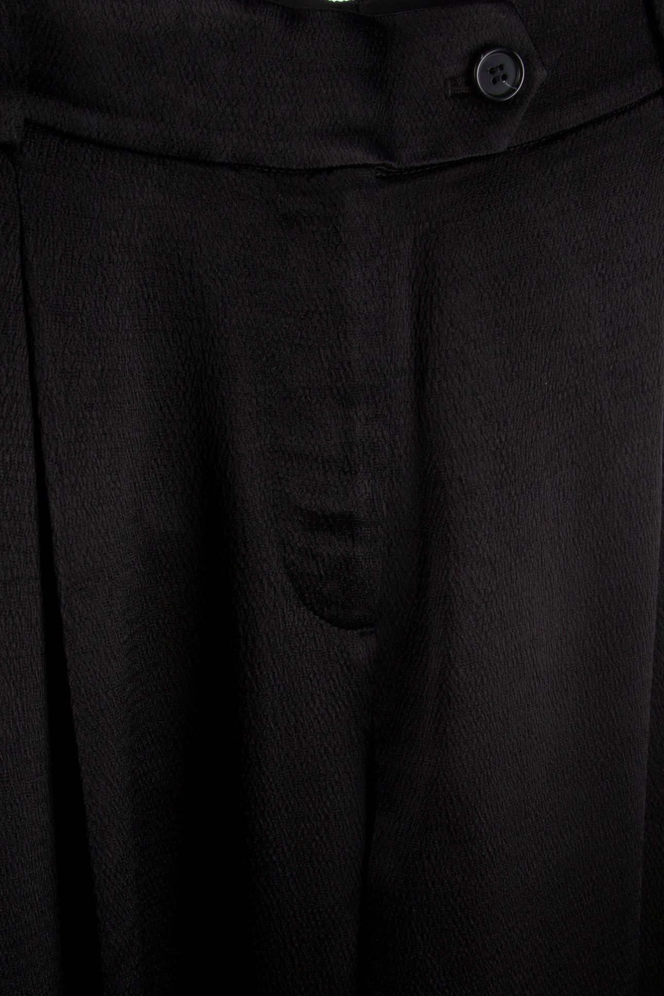 EIJA SLOUCHY SATIN TROUSERS BLACK 4