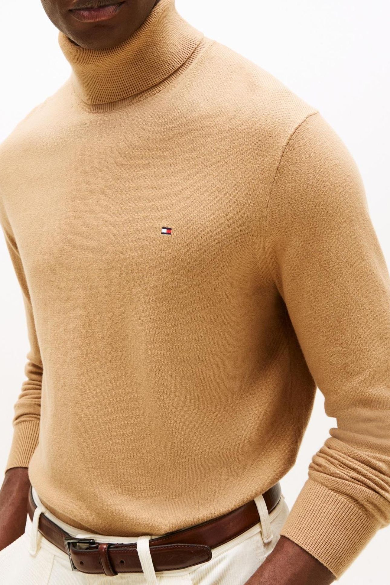 PIMA COTTON CASHMERE SWEATER TIMELESS CAMEL 5