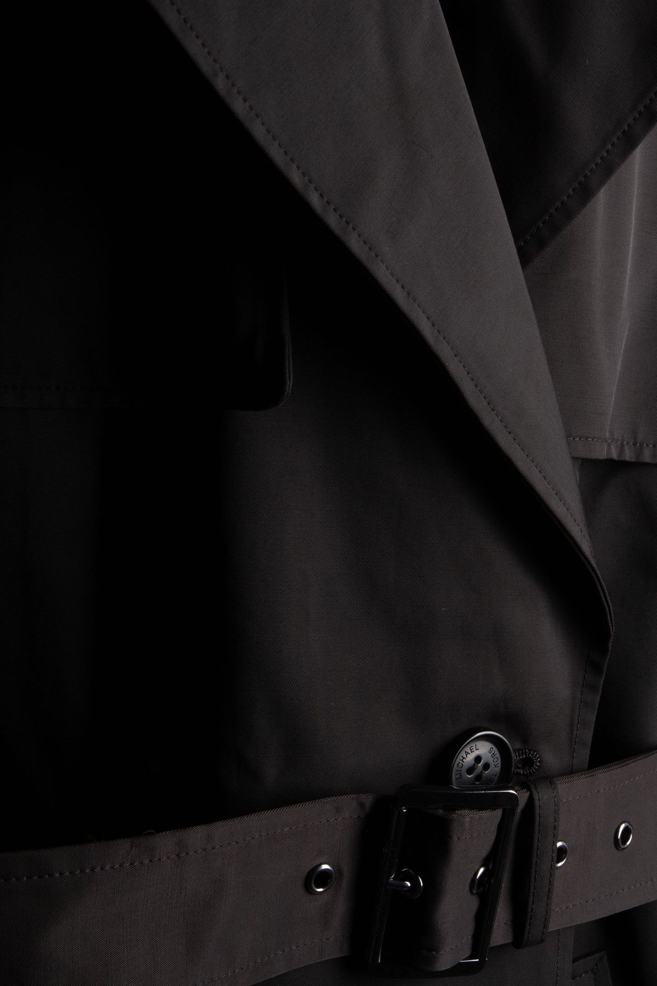 TRENCH WITH SELF BELT BLACK 4