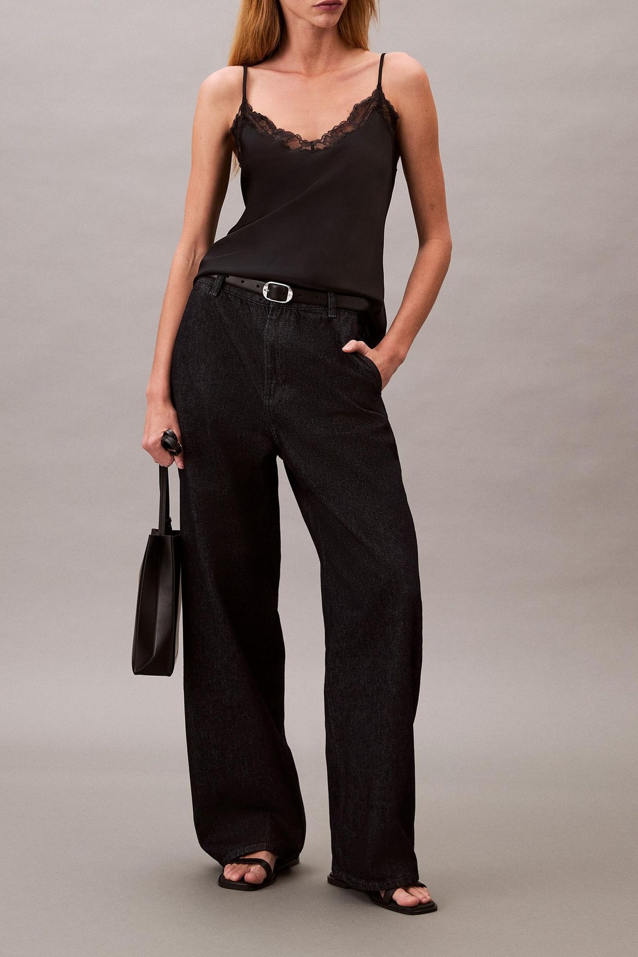 TROUSER BARREL RINSE INDIGO 1
