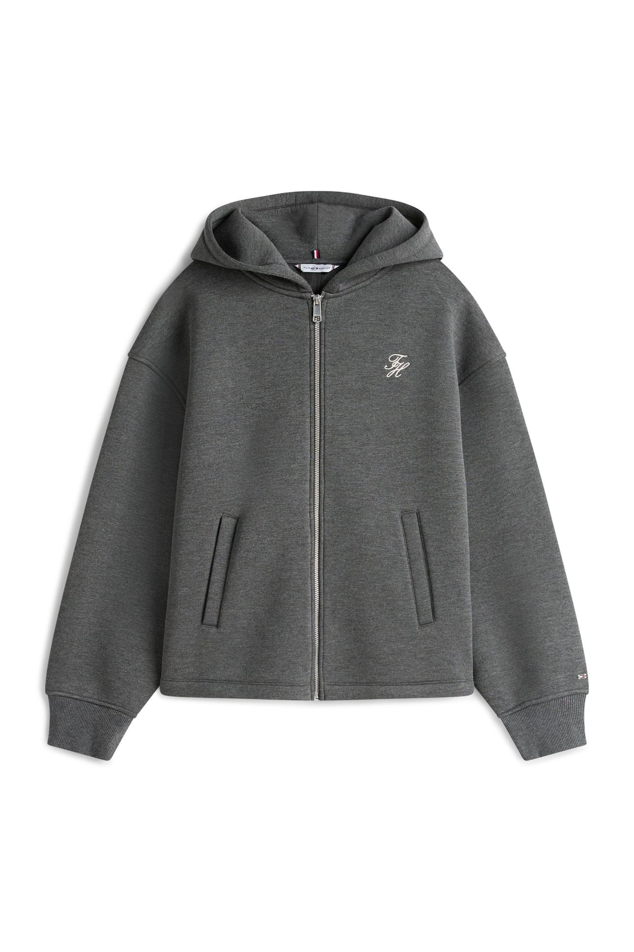TH SCRIPT INTERLOCK MED GREY HEATHER 4