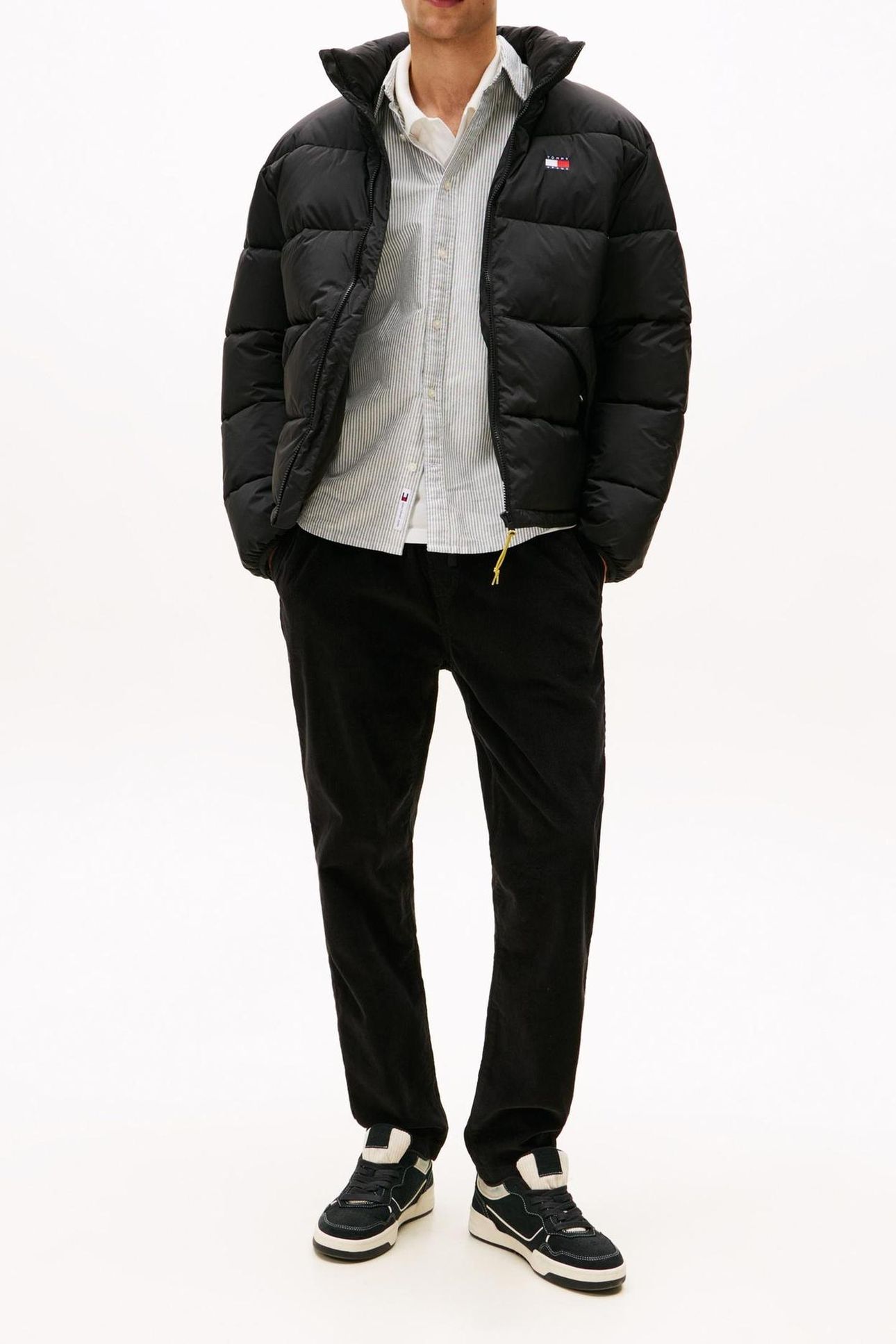 TJM ISAAC CORD CHINO BLACK 3
