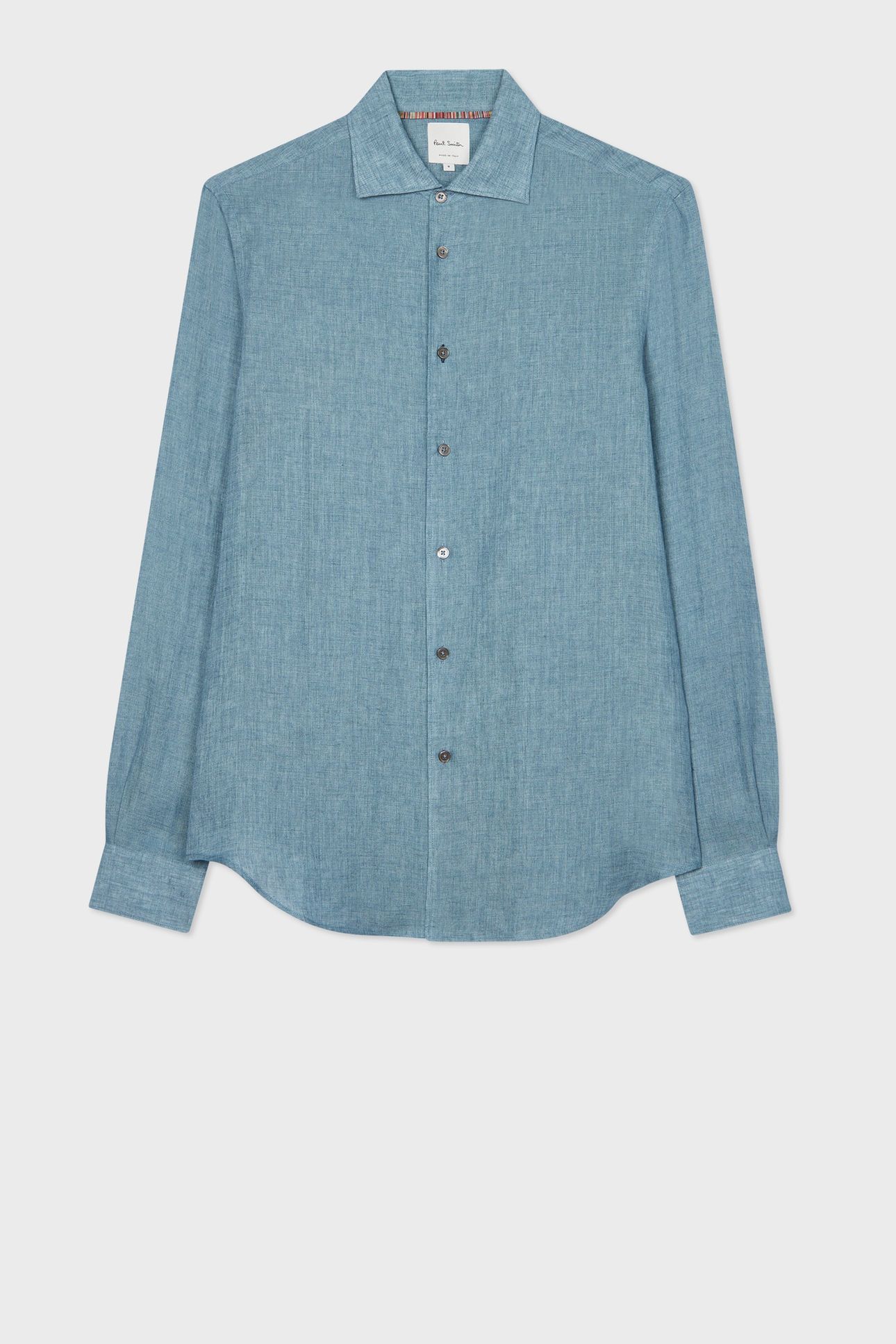 MENS S/C SLIM FIT SHIRT LIGHT BLUE 1