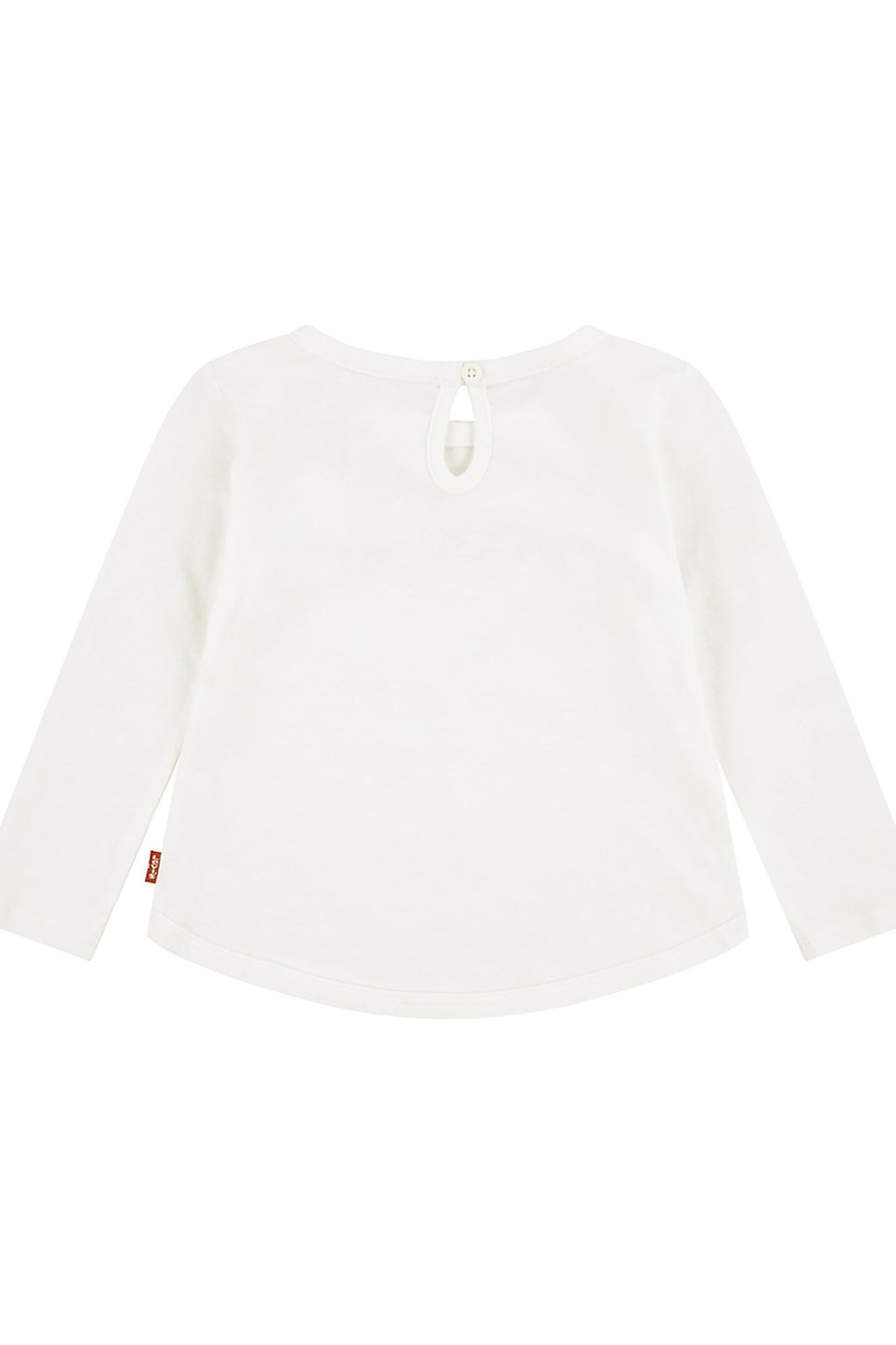 GIRLS CURVED HEM LS TEE SUGAR SWIZZLE 2