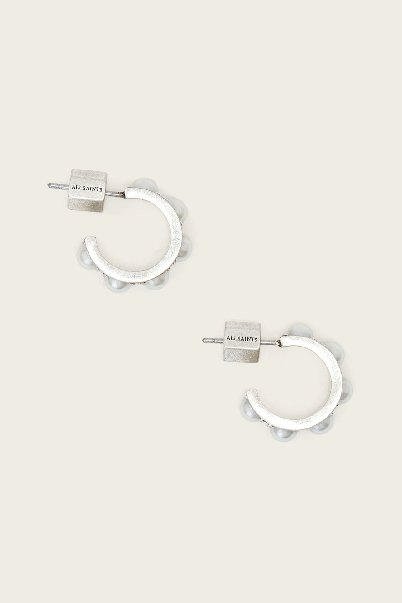 NELLIE SML HOOP WARM SILVER 1
