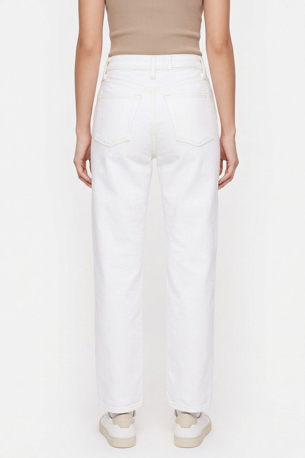 90S HIGH RISE LOOSE WHITE WITH RIPS 2