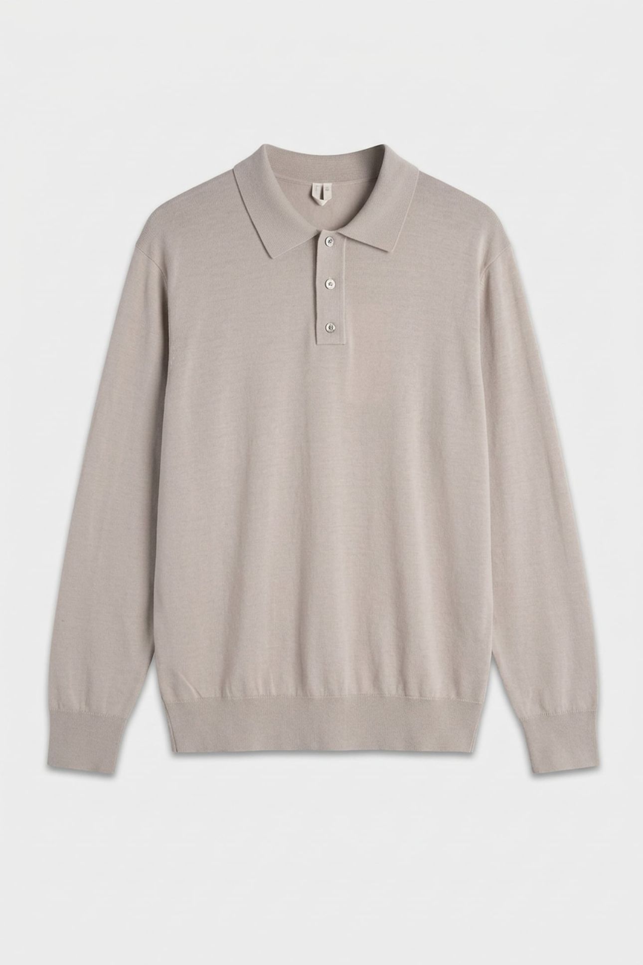 SANDER MERINO POLO BEIGE 3