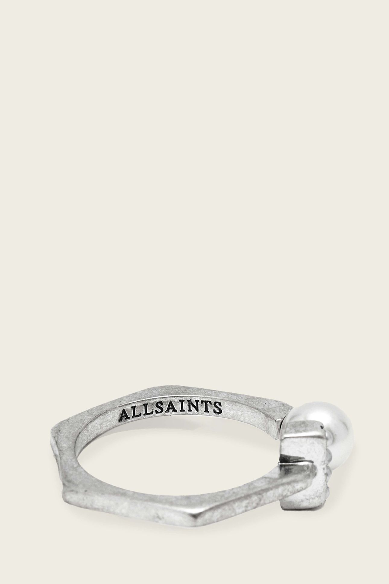 NELLIE RING WARM SILVER 4