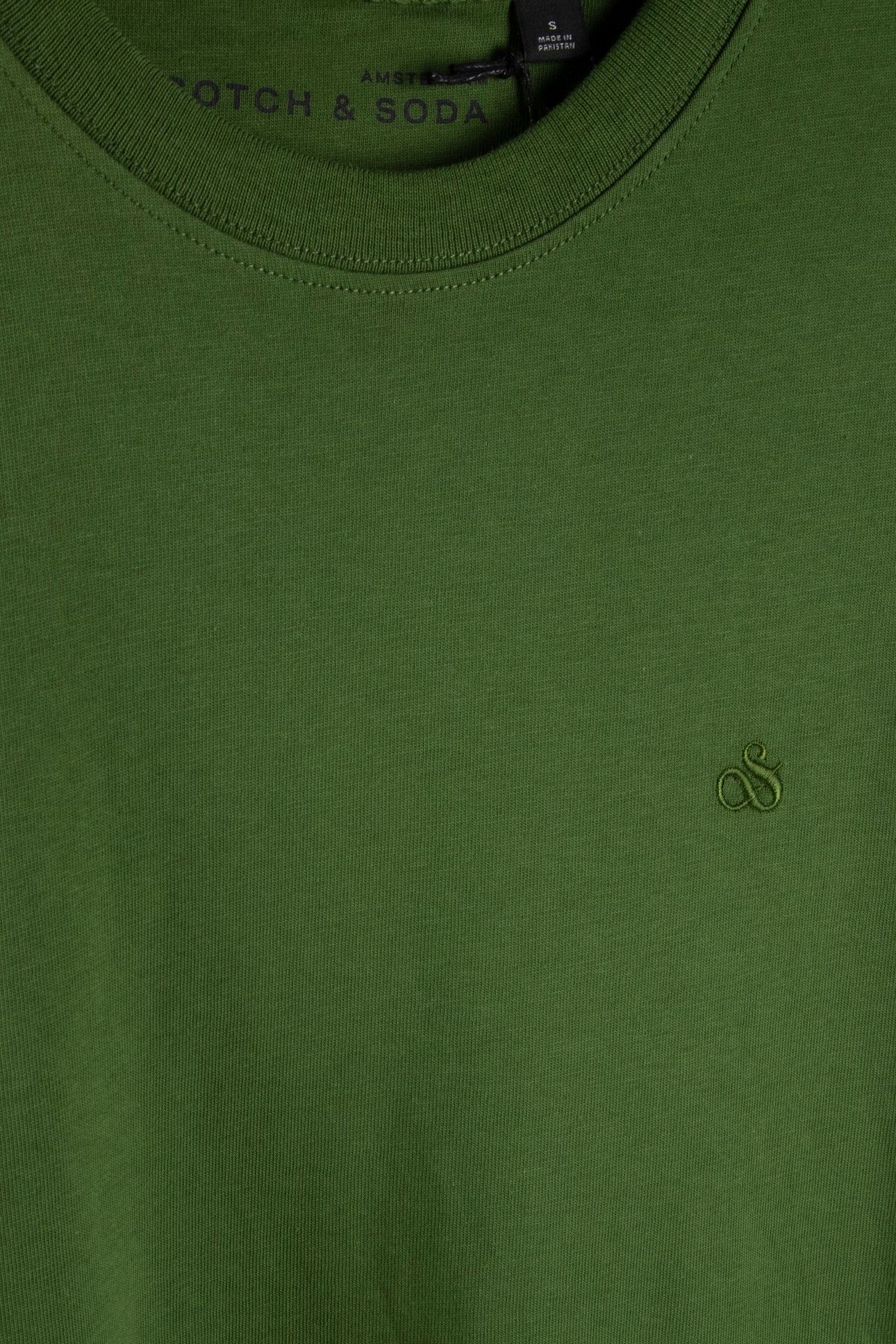 SEASONAL CORE CHEST LOGO REGULARFIT TSHIRT DARK GREEN 4