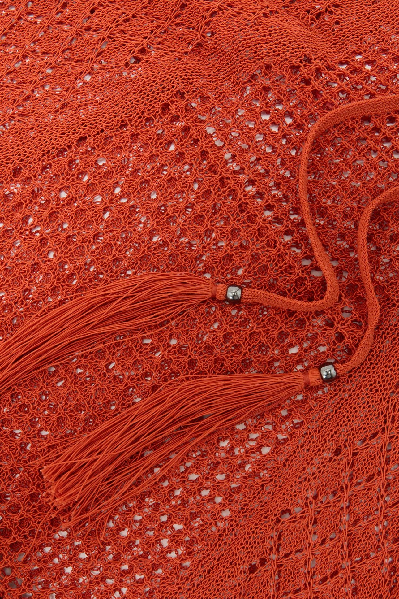 KNITTED DRESS CORAL RED 7