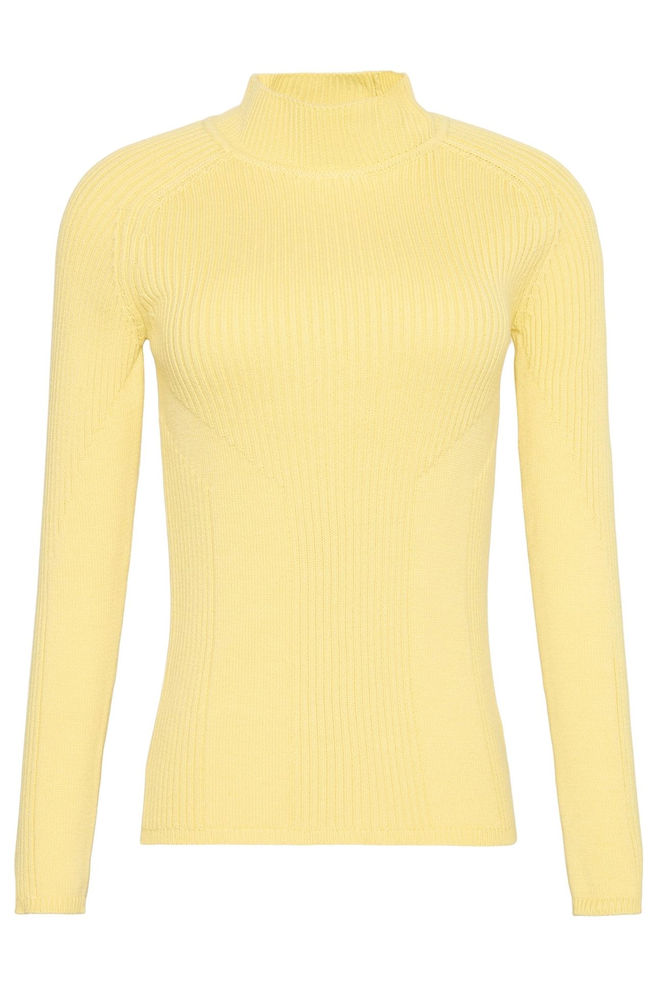 FASHIONED RIB COTTON CUSTARD 1